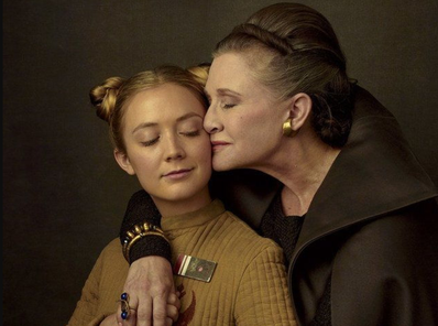 Carrie Fisher and her daughter, Billie Lourd