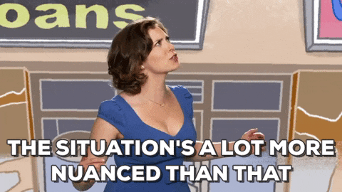 Rebecca Bunch responds, mid-themesong, to the title of the show.
