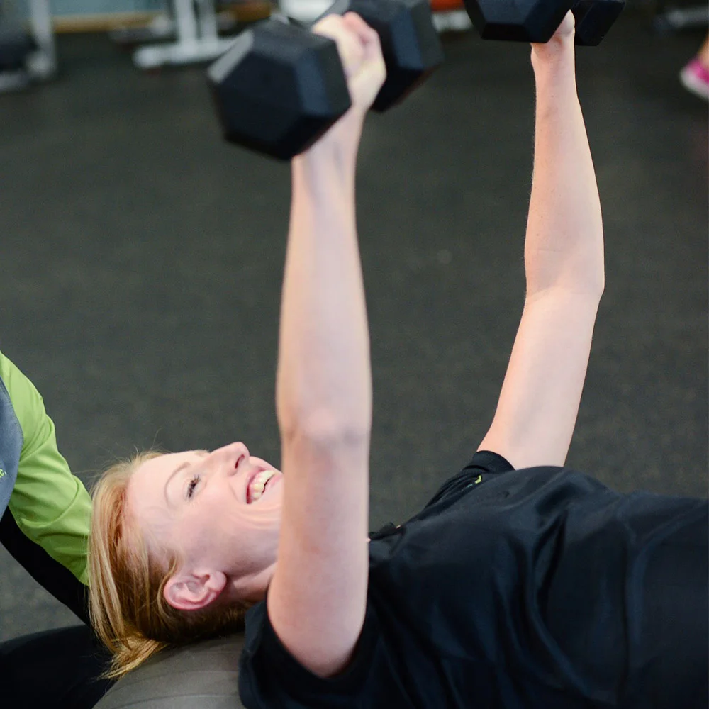 “Ilene is a fabulous trainer and motivator. Her experience and education -- combined with her enthusiasm -- make her an excellent instructor. I had spinal surgery many years ago while in high school, only to have significant pain and an increasing curvature occur later. Ilene worked with me to develop a customized program over time ... I now look forward to getting into the pool and going to the gym, knowing that the program is alleviating my pain and helping me to feel more active again.” - JS