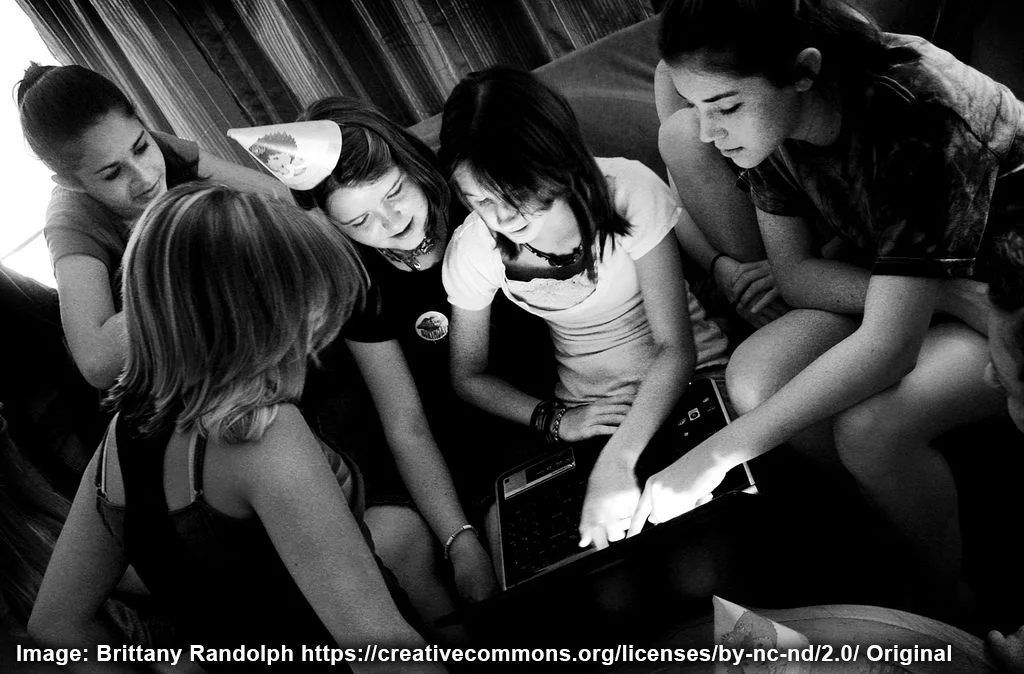 Girls sharing secrets