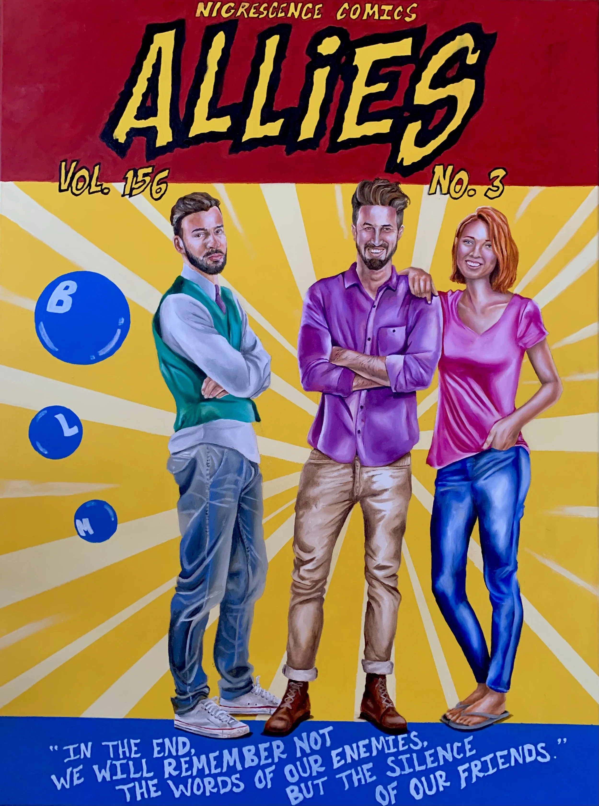 Allies, 40in x 30in, $1200