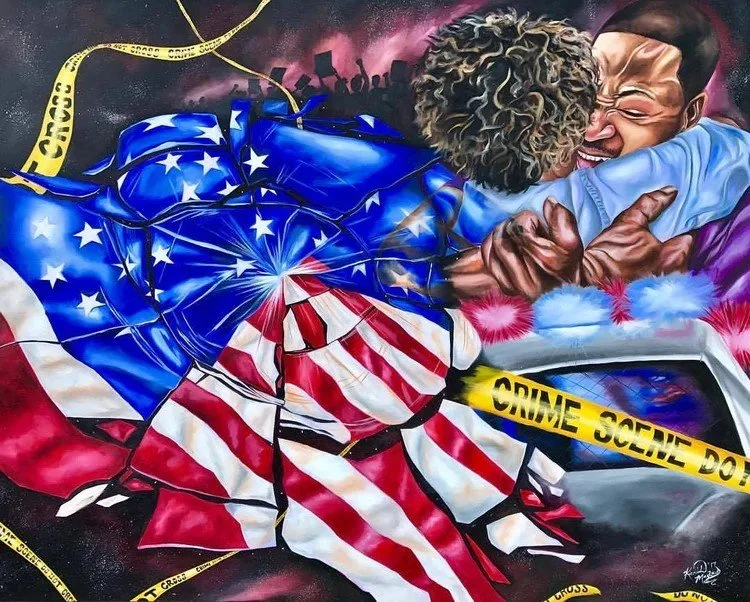 A Broken America, 60in x 72in, $4500