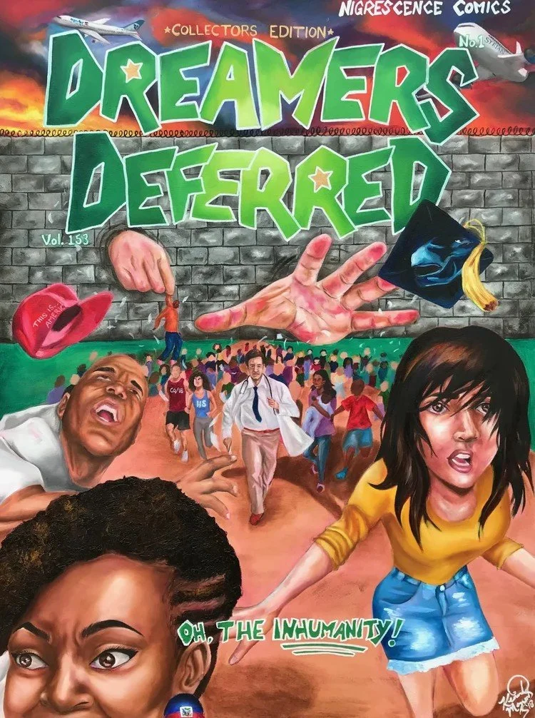 Dreamers Deferred, 40in x 30in, $1200