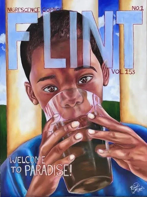 Flint, 30in x 40in, $1200
