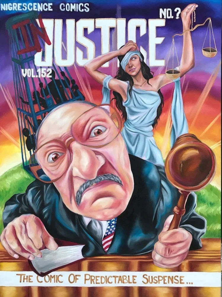 InJustice, 60in x 40in, $2600