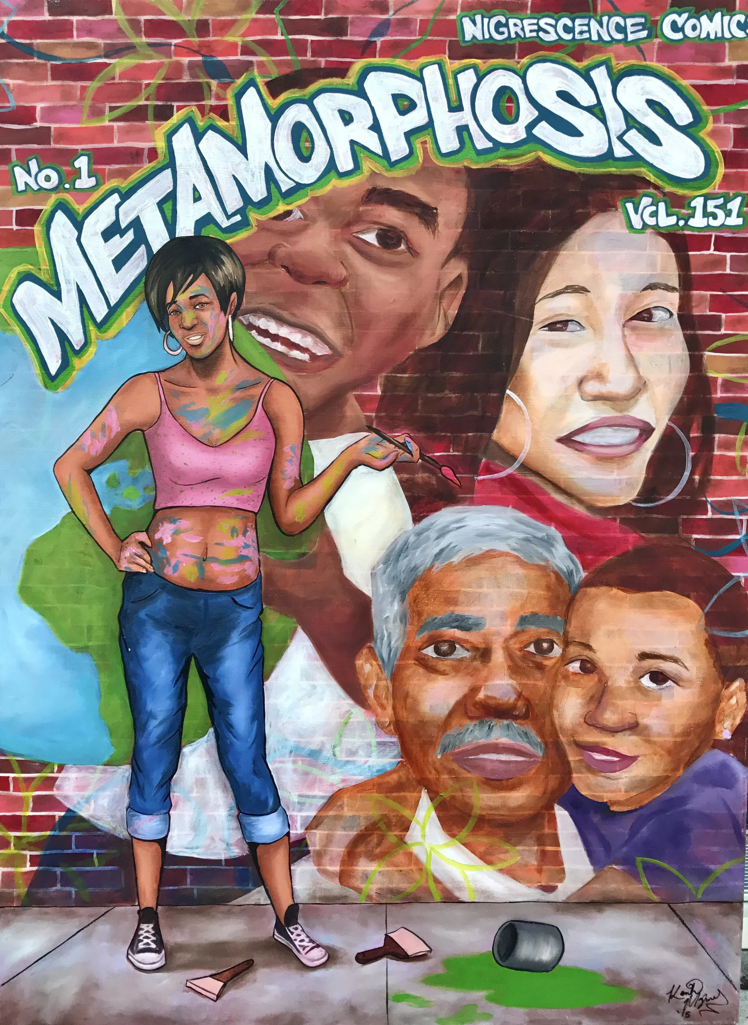 Metamorphosis, 40in x 30in, $1000