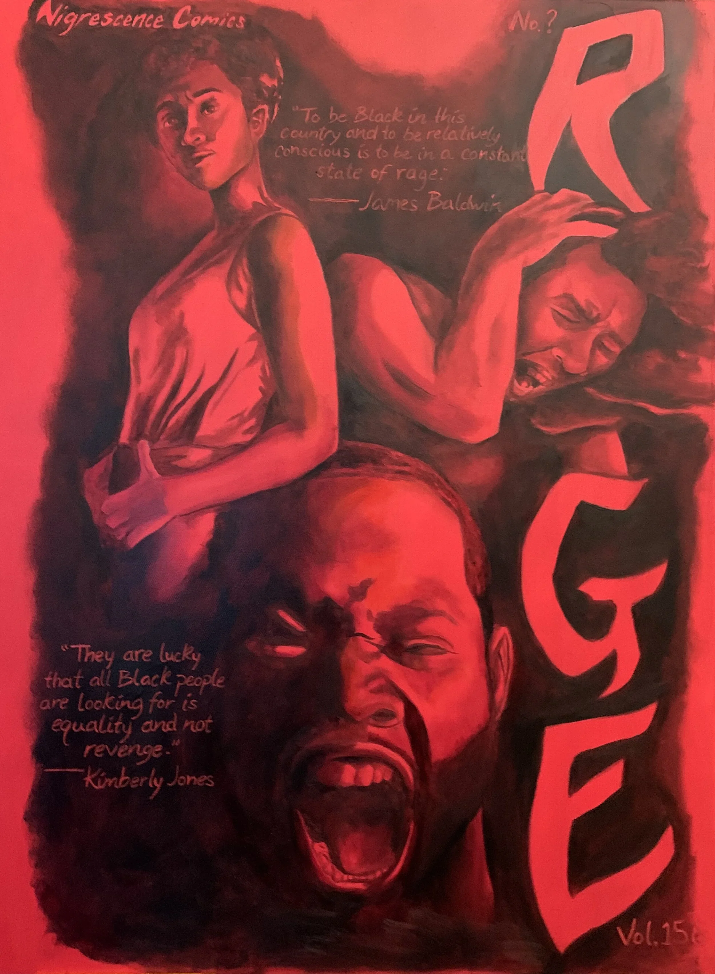 Rage, 40in x 30in, $1100