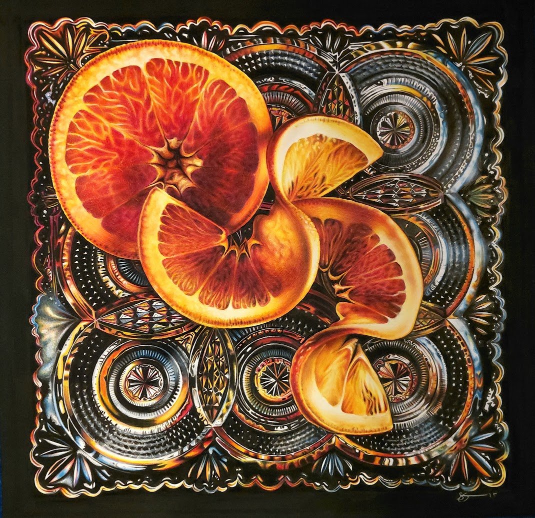 CUT GLASS V: Oranges