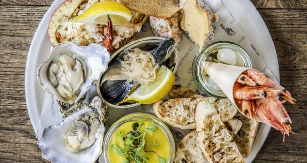 Seafood platter, White Horse Brancaster