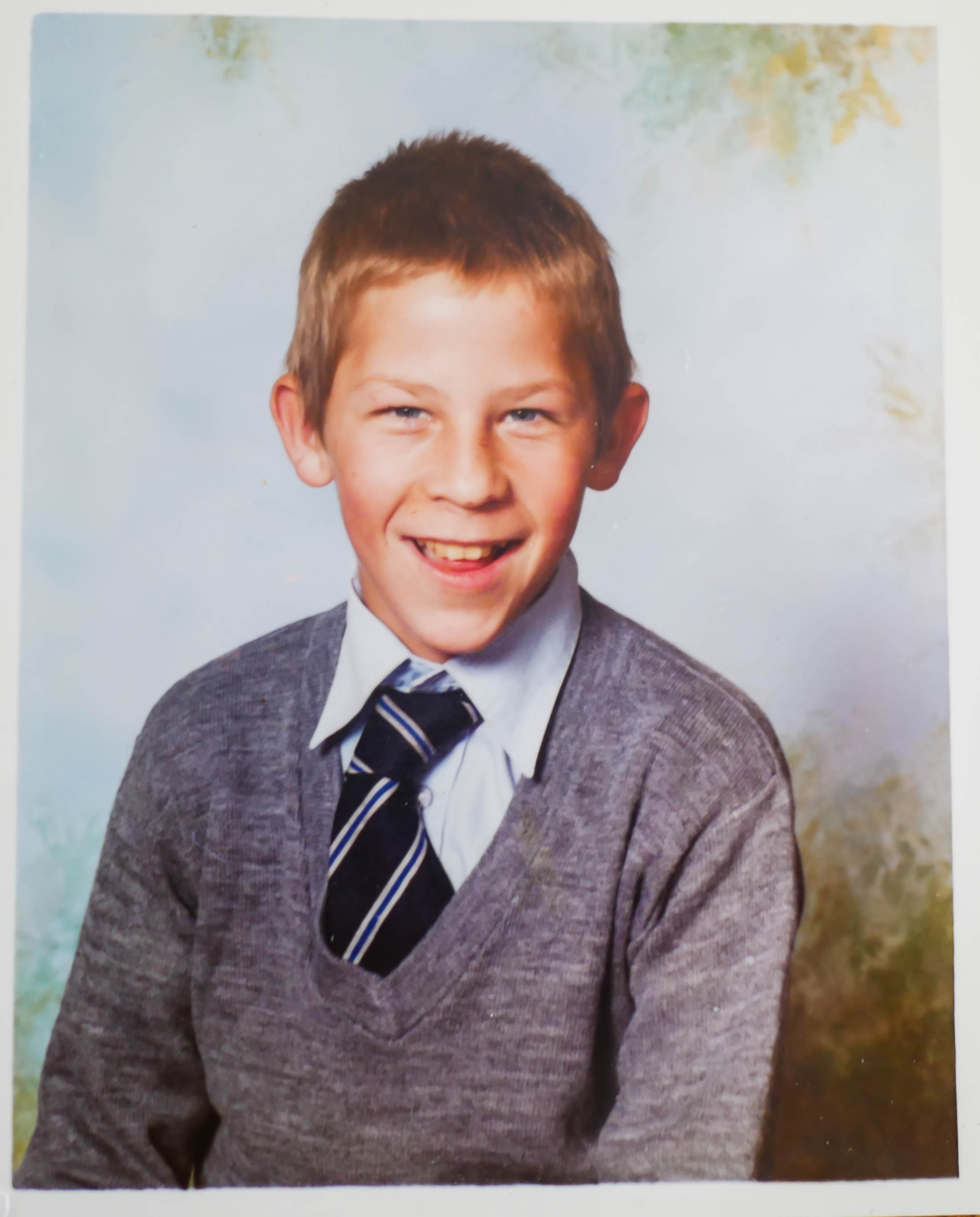 George as a school boy