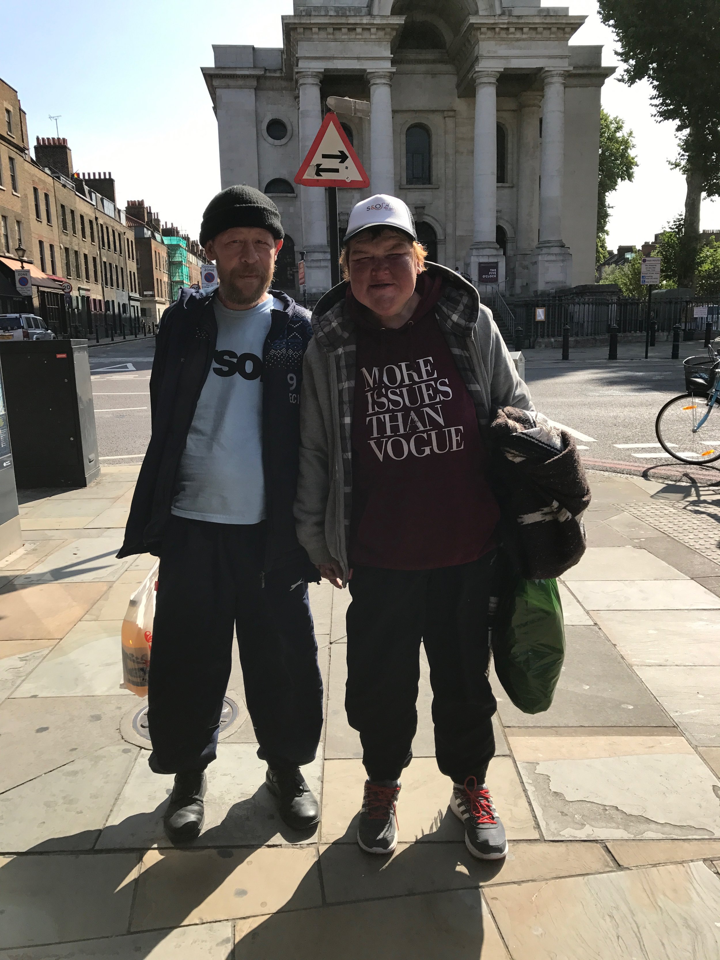 Tara and George near Christ Church