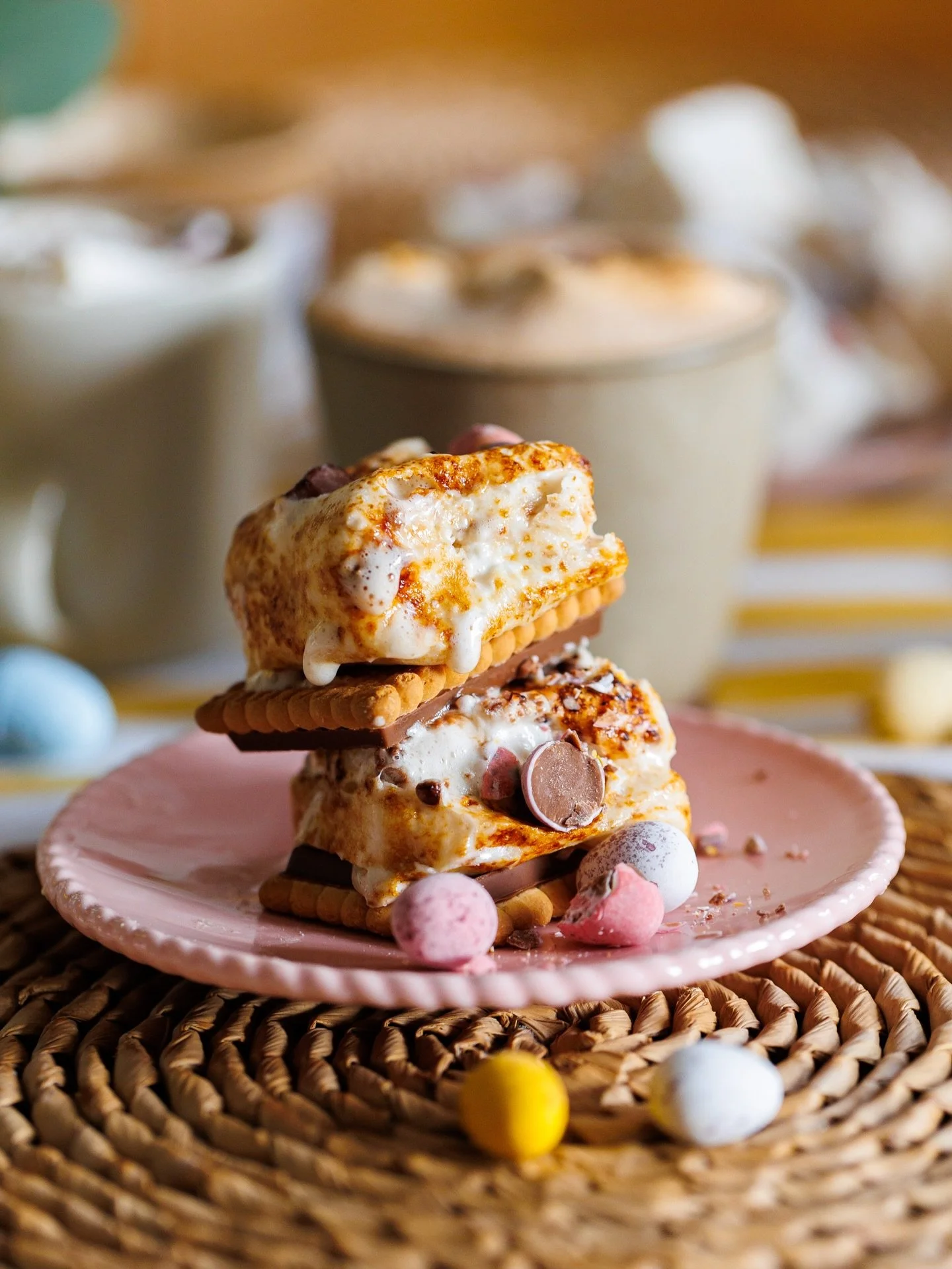 Easter treats have levelled up with the @the_mallow_makers Easter box! I am still in love with the photos from this shoot a few years ago. A dreamy set up at @littlewoodbank with little hands and squishy mallows!