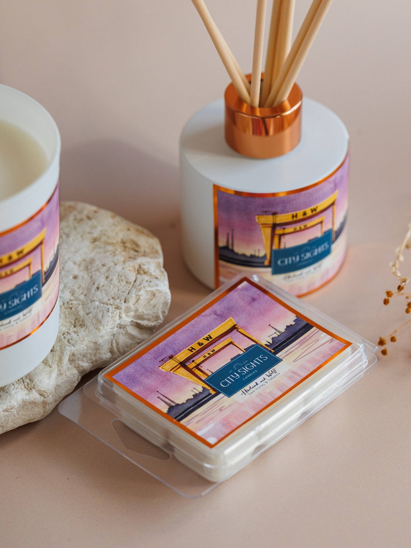 A few product and packaging shots for @citysightscandles taken last year for their website and social media.