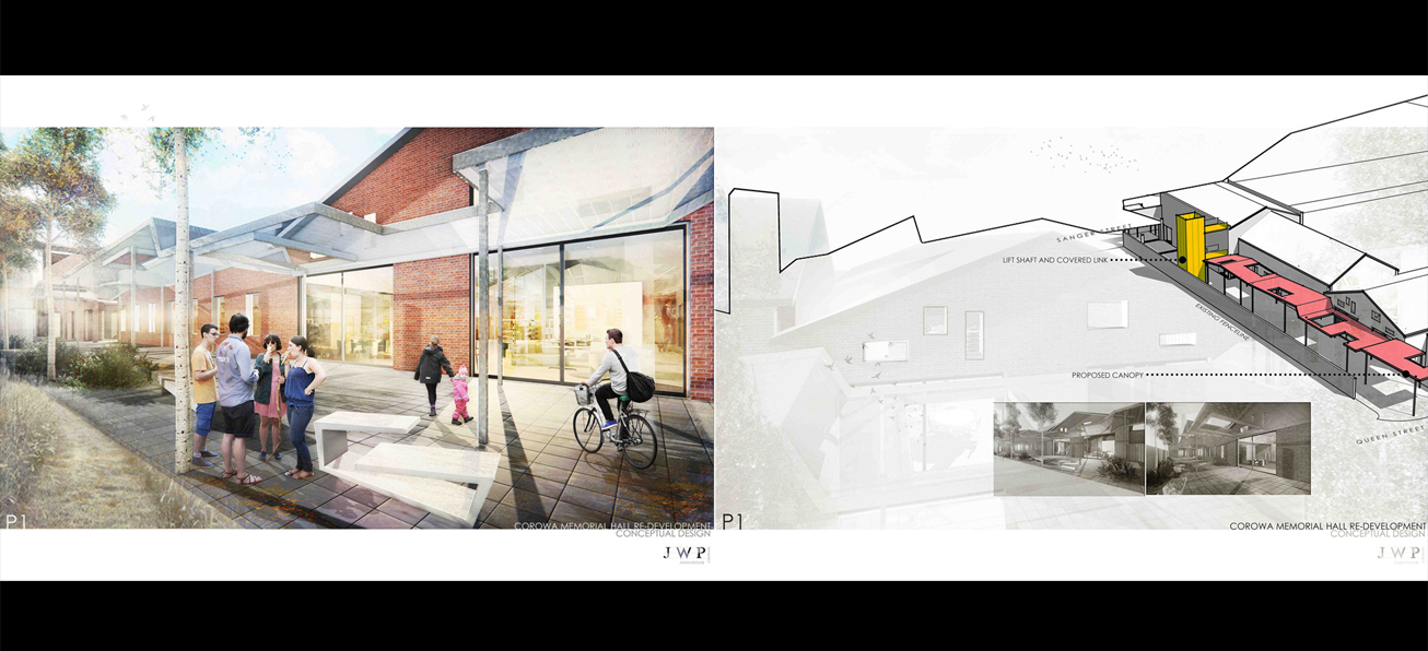 Memorial Hall Re-development Concept, COROWA
