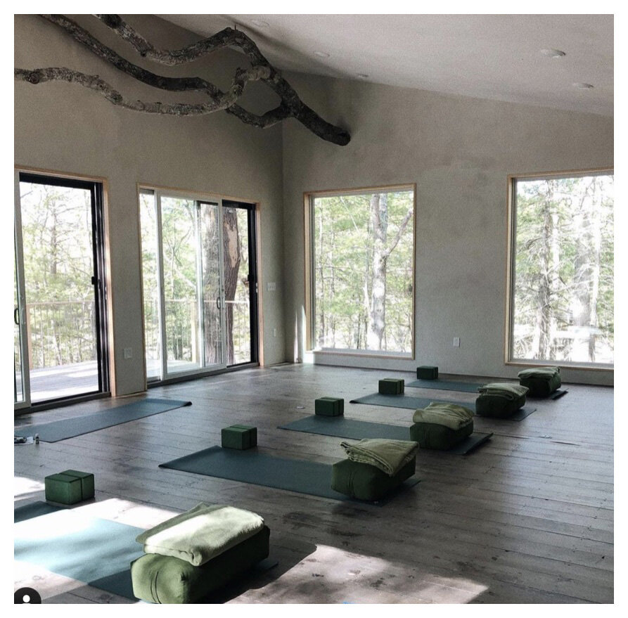 Seguin Tree Dwellings Gathering Space Yoga Class