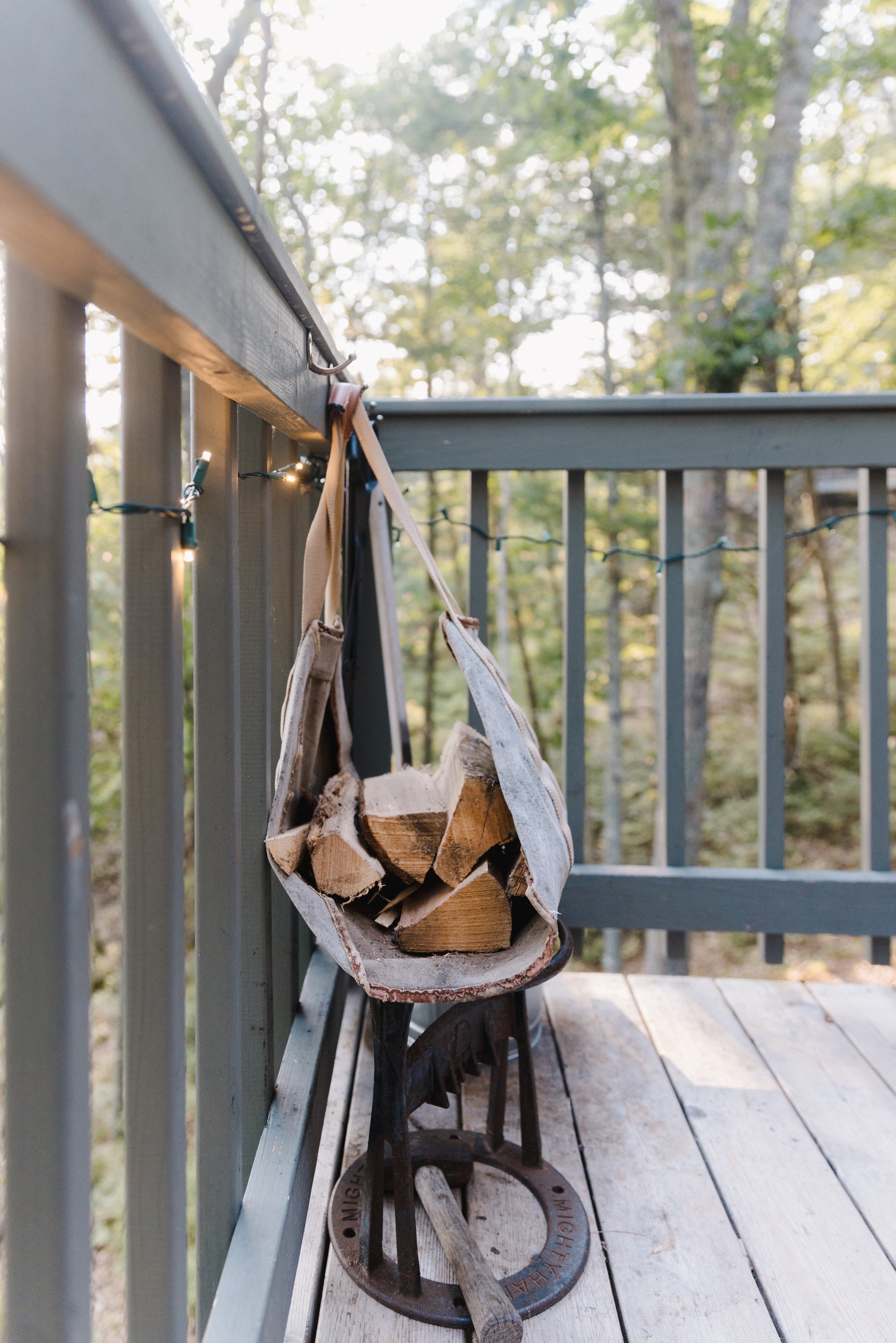 Treehouse Georgetown Maine Firewood Bag