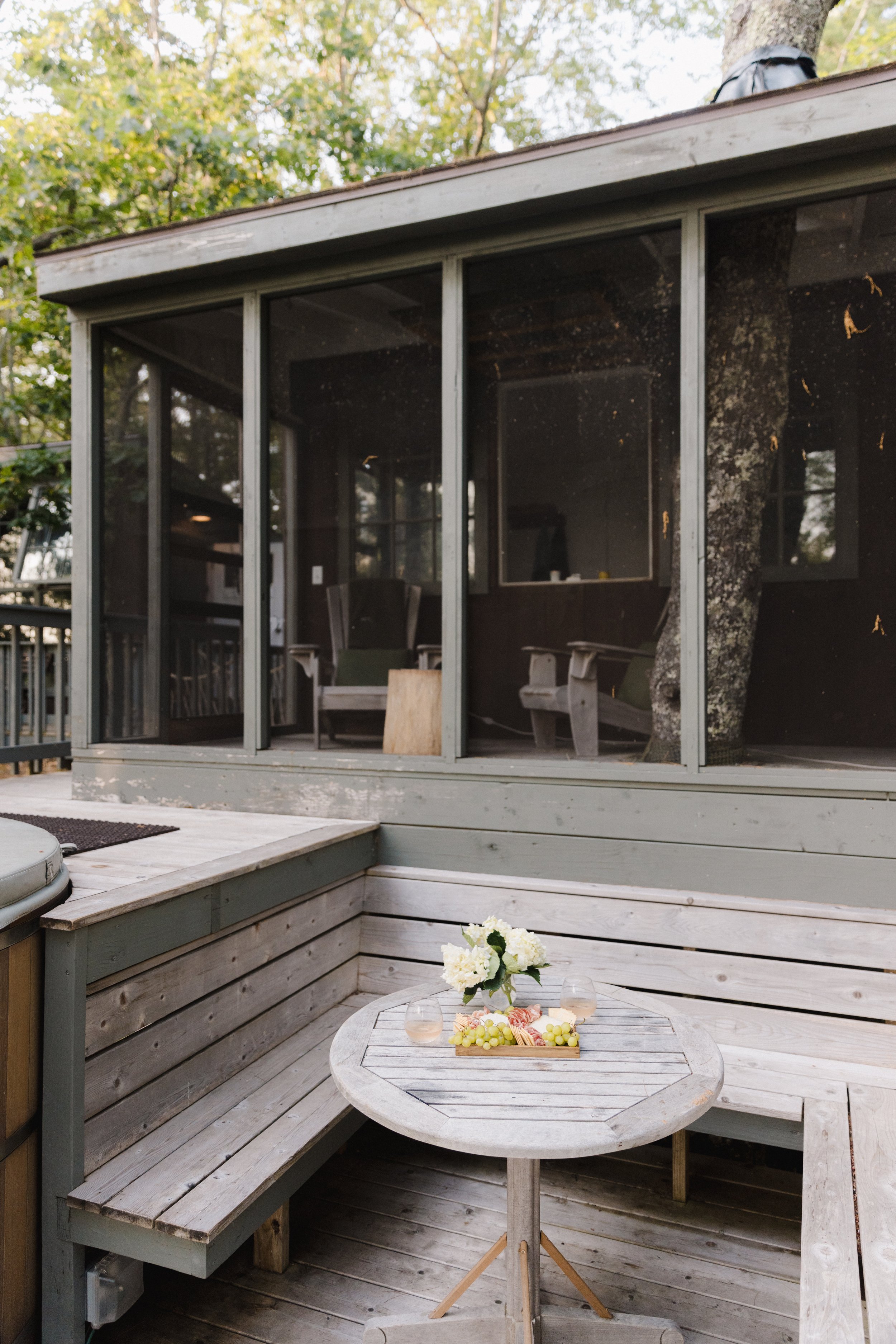 Georgetown Maine Treehouse Deck Vacation Rental 