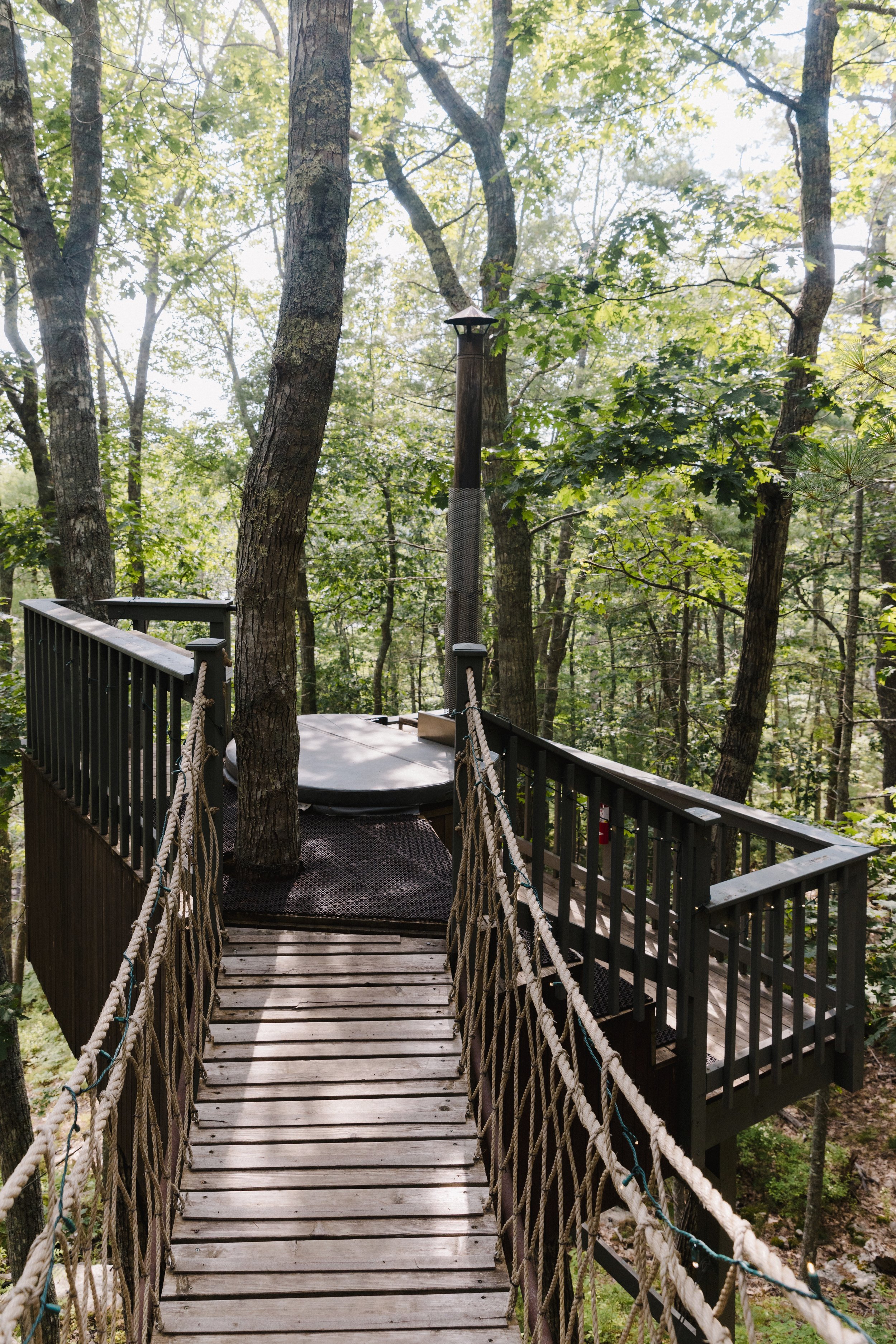 Treehouse Hot tub Seguin Tree Dwellings