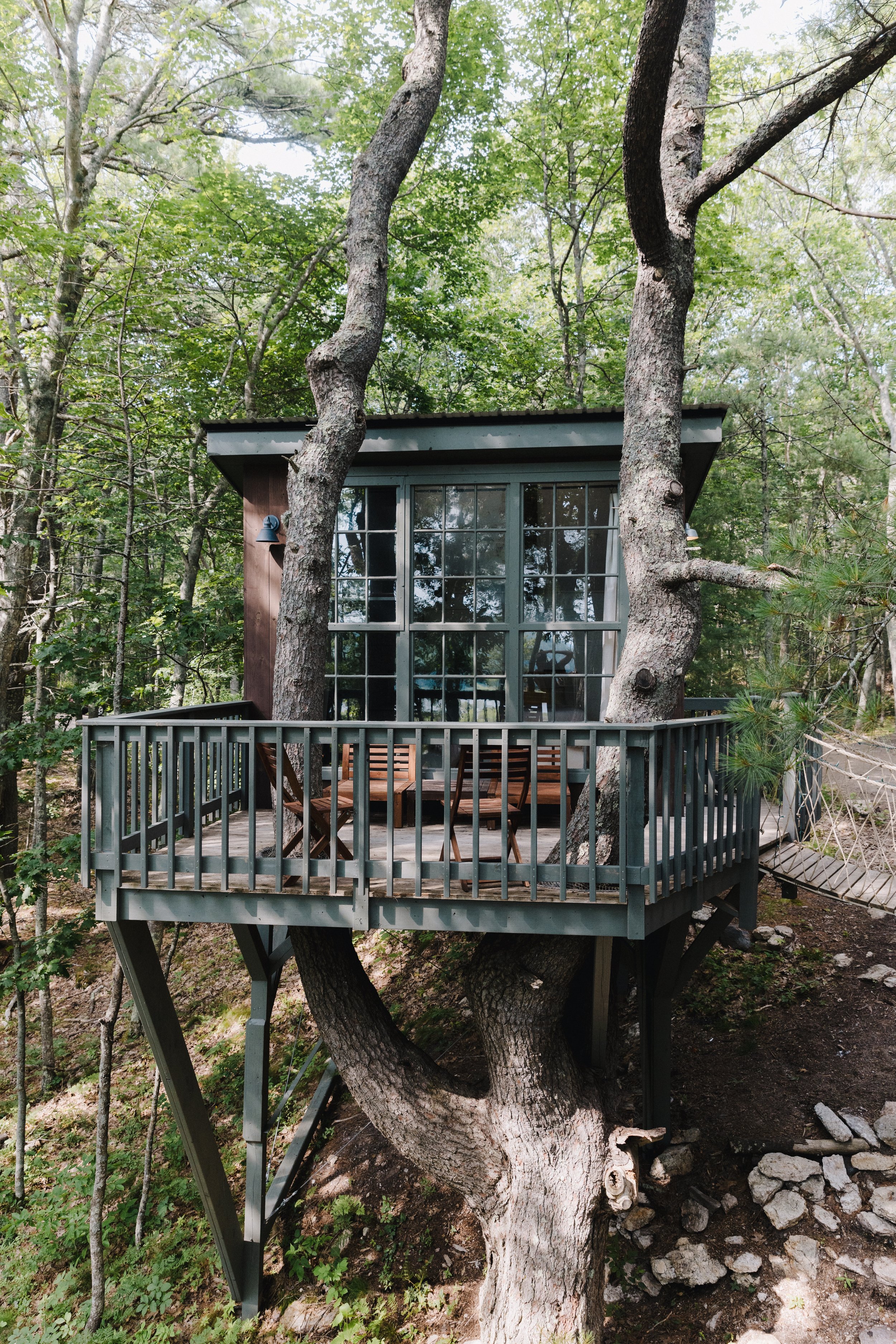 Souhegan Treehouse at Seguin Tree Dwellings in Georgetown Maine