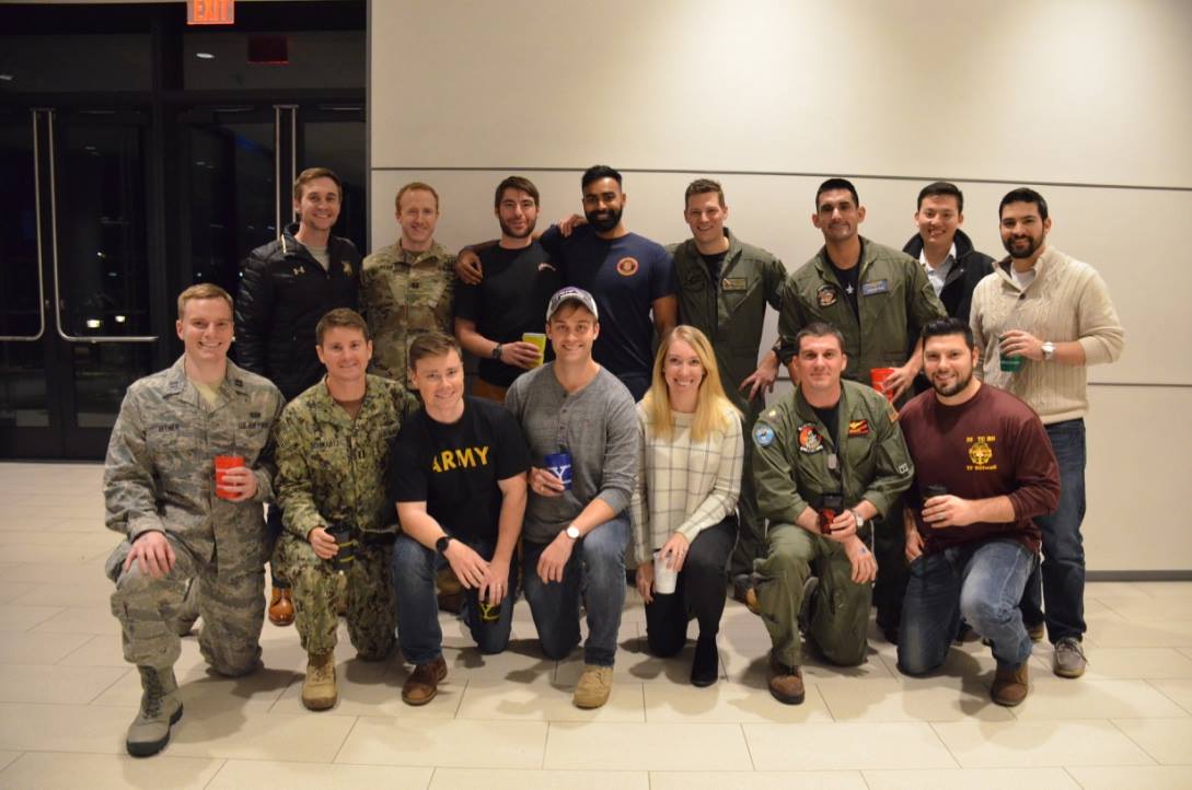 A few club members at Veterans Day Closing Bell
