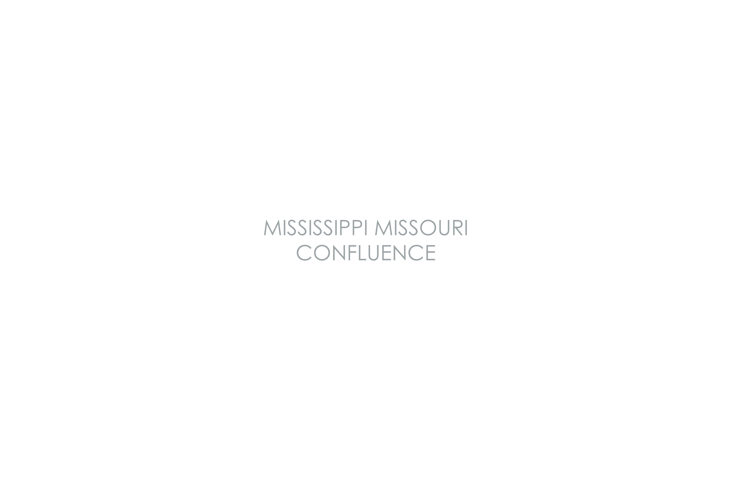 MISSISSIPPI AND MISSOURI RIVER CONFLUENCE