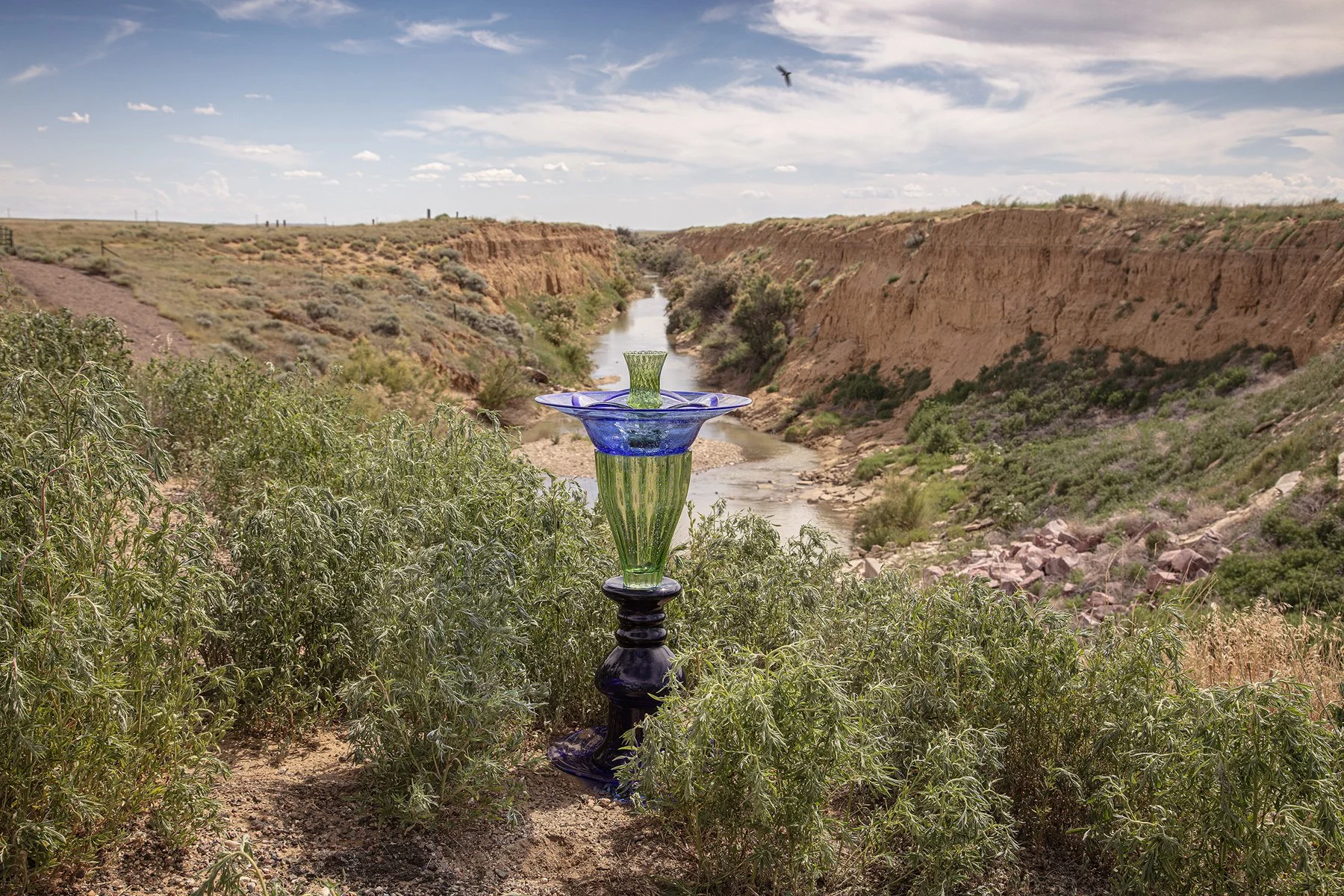 Outflow from Lake Meredith