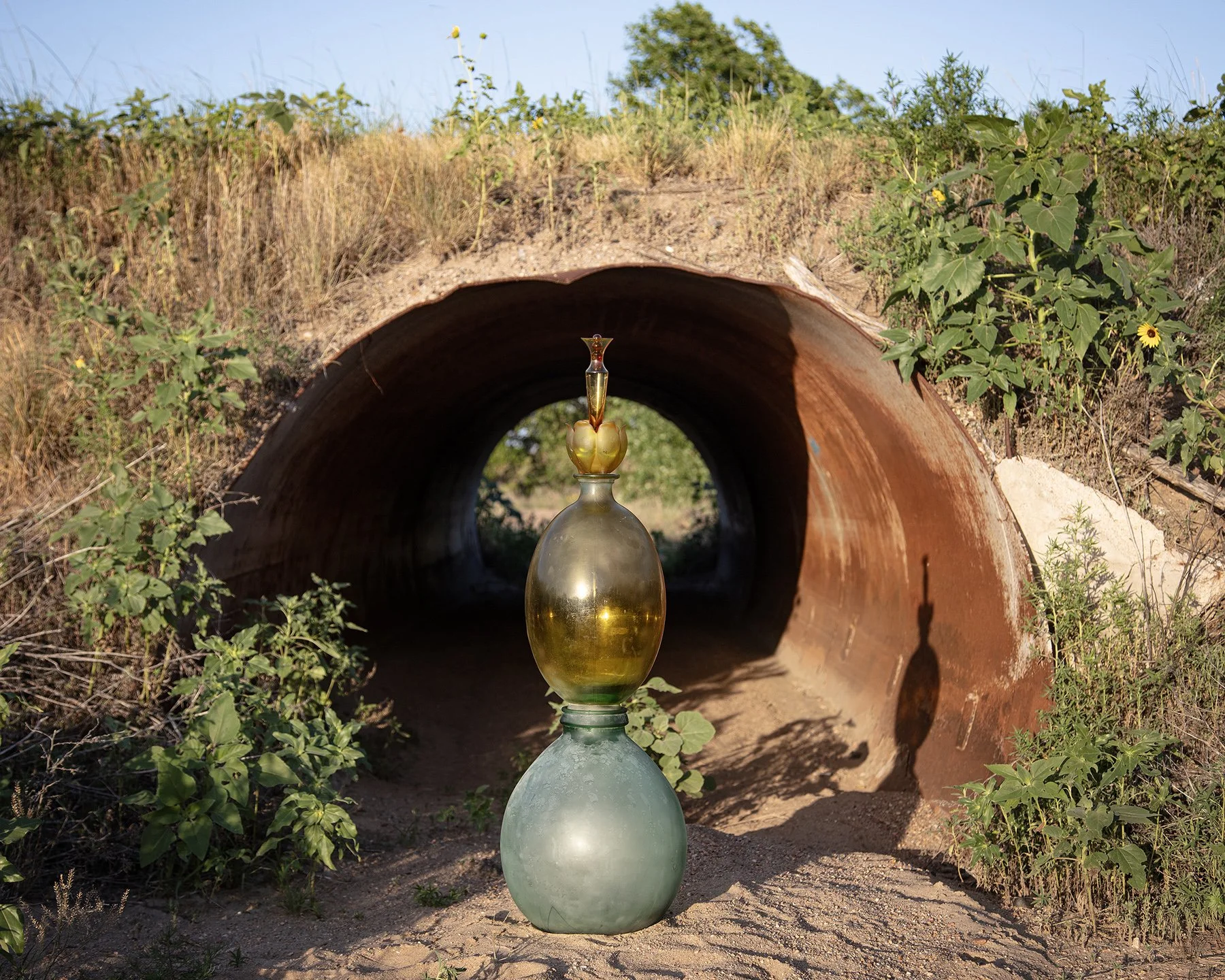 Arkansas River in a Culvert