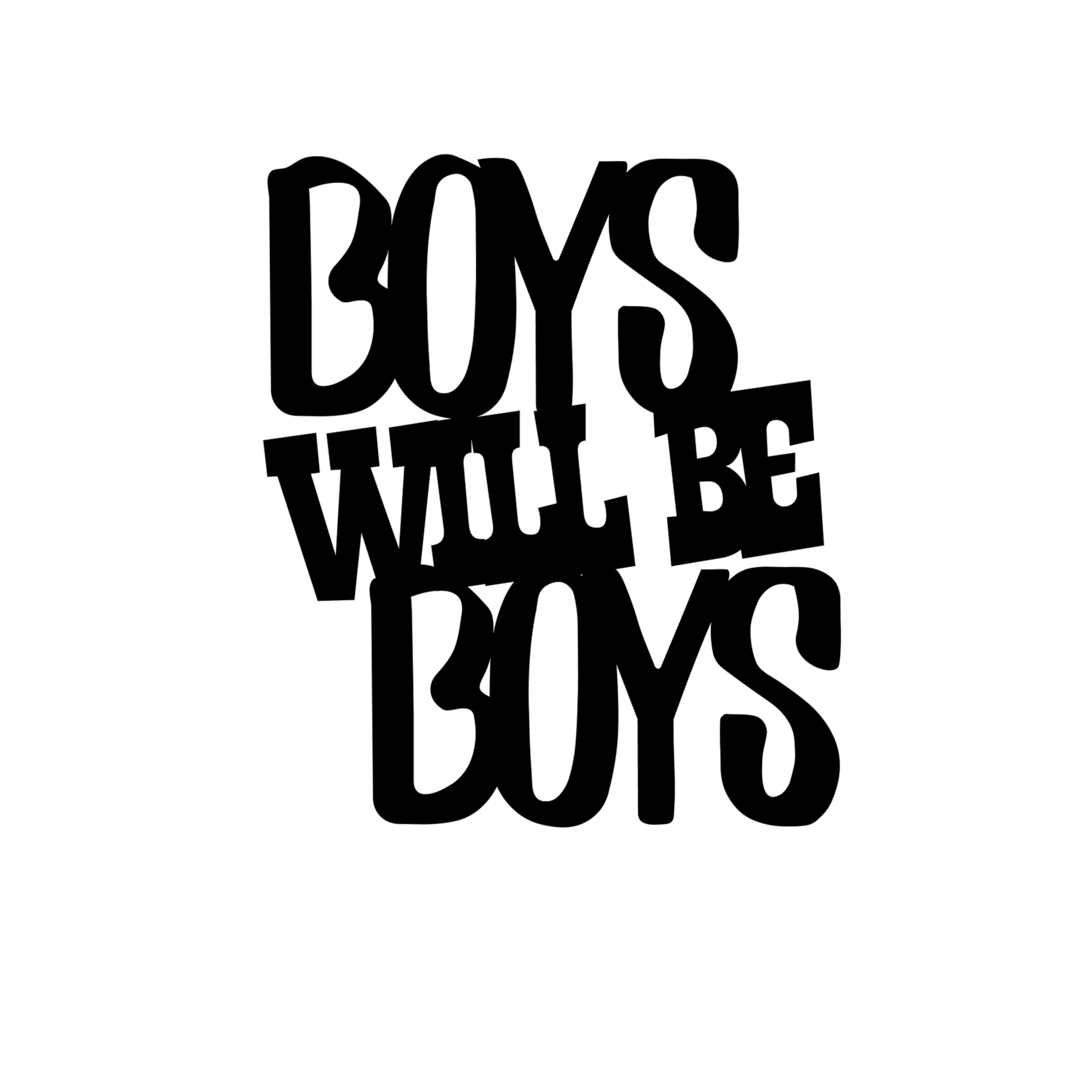 **Digital** Boys Will Be Boys Title Cut File 