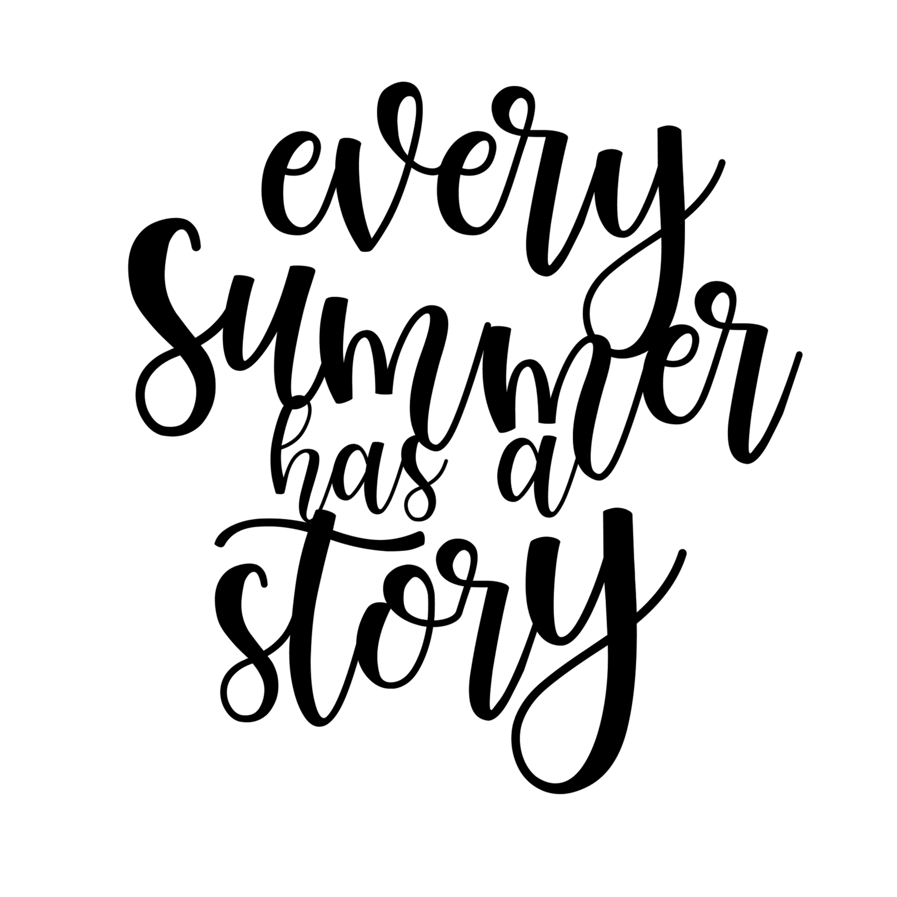 **Digital** Summer Story Cut File 