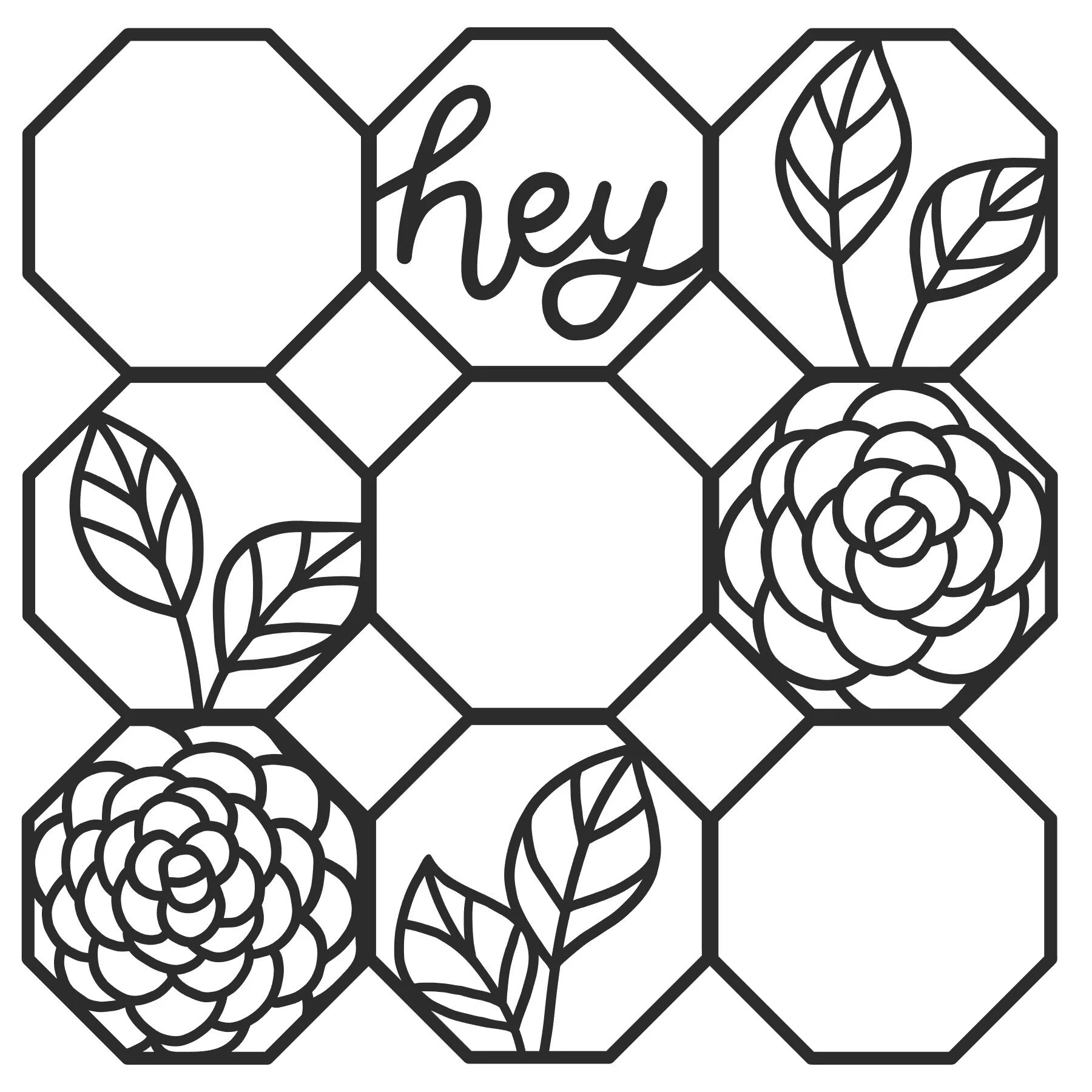 hexagon-coloring-page