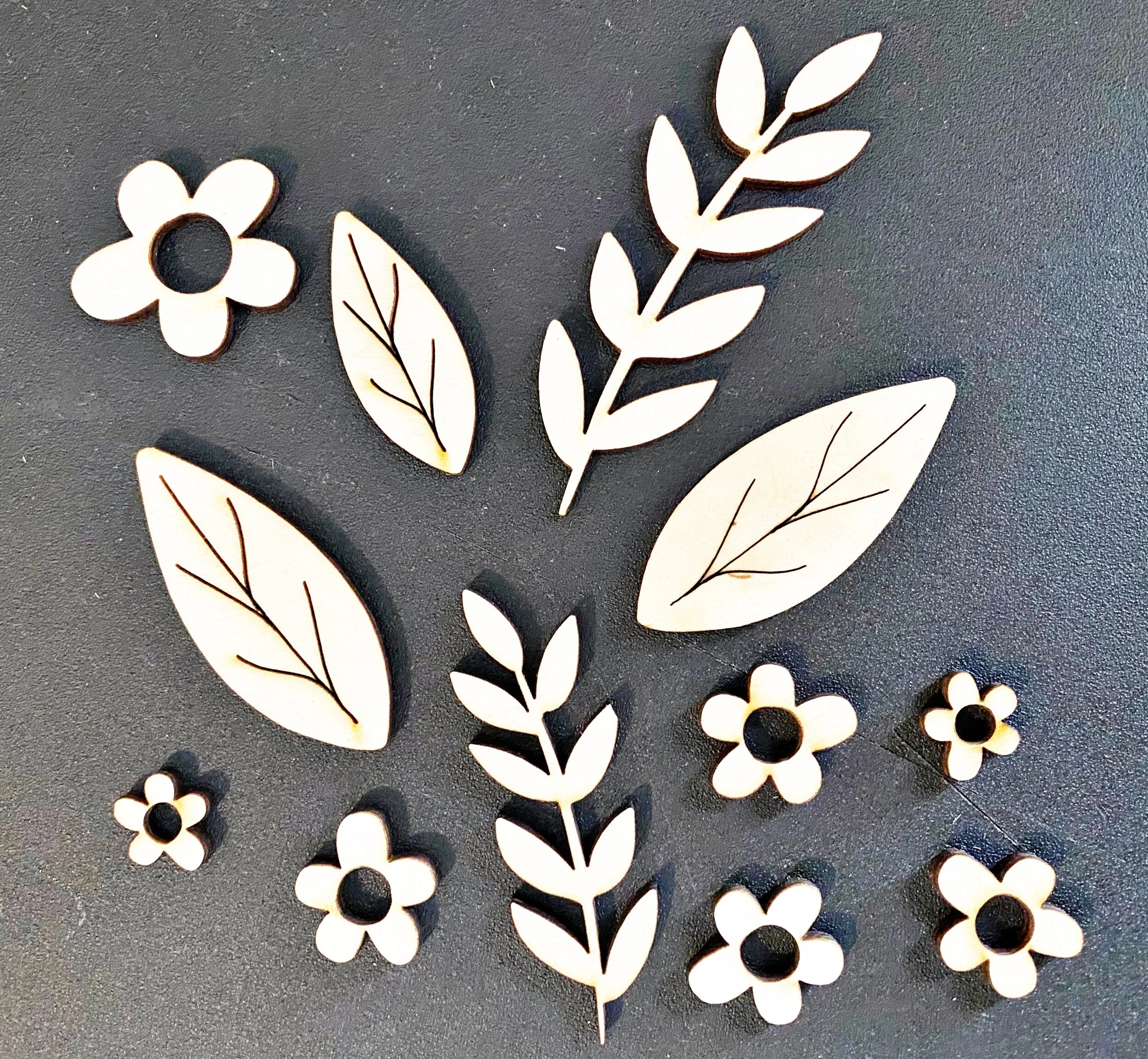 Redefined Kreative Wood Veneer Flower Set — Redefined Kreative