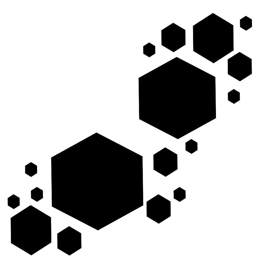 **Digital** Fringe Hexagons Cut File 