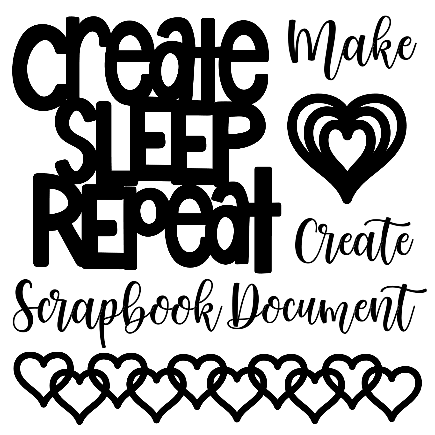 **Digital** Create Sleep Repeat **INSD Freebie