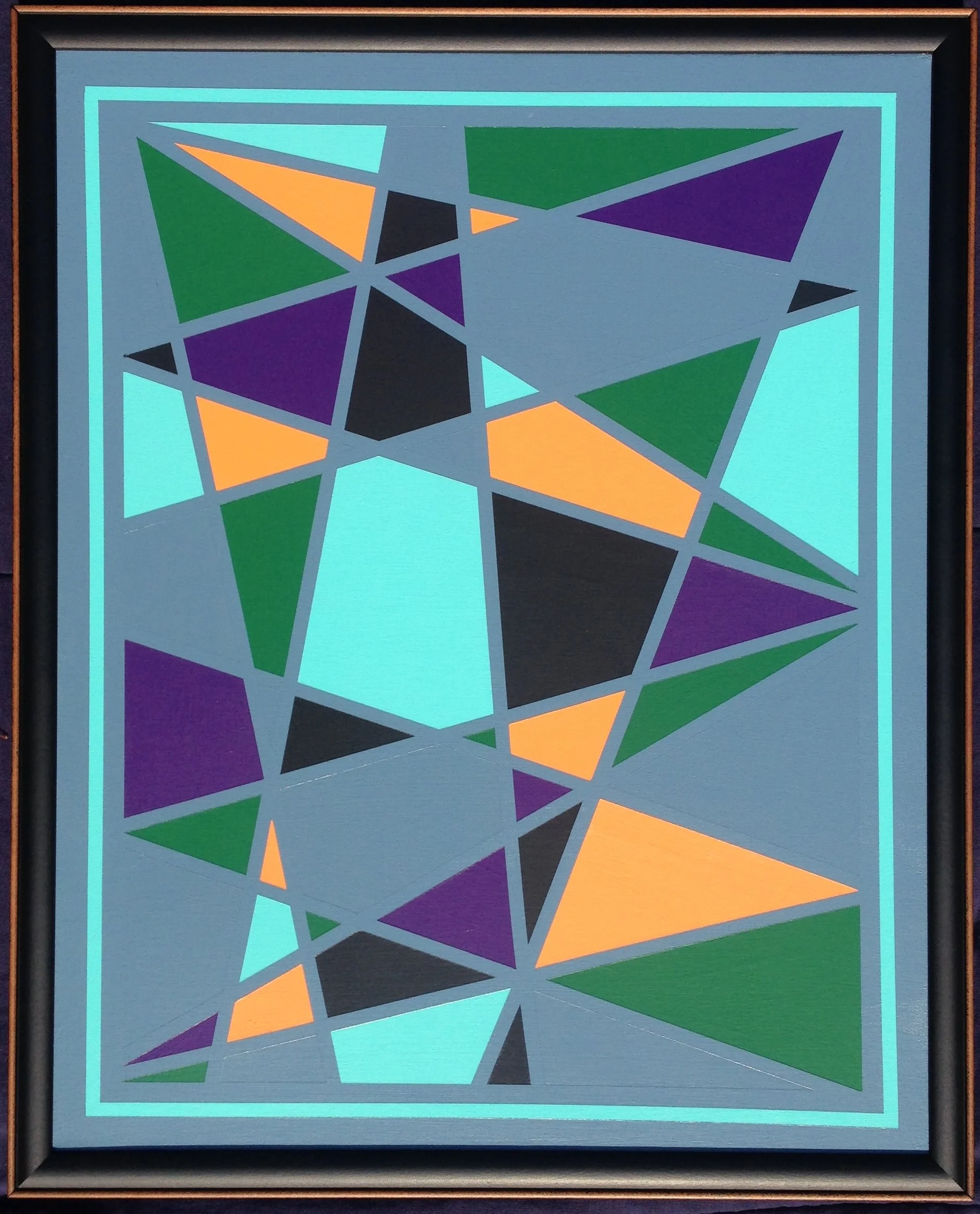 16"x20" Acrylic Latex plus frame