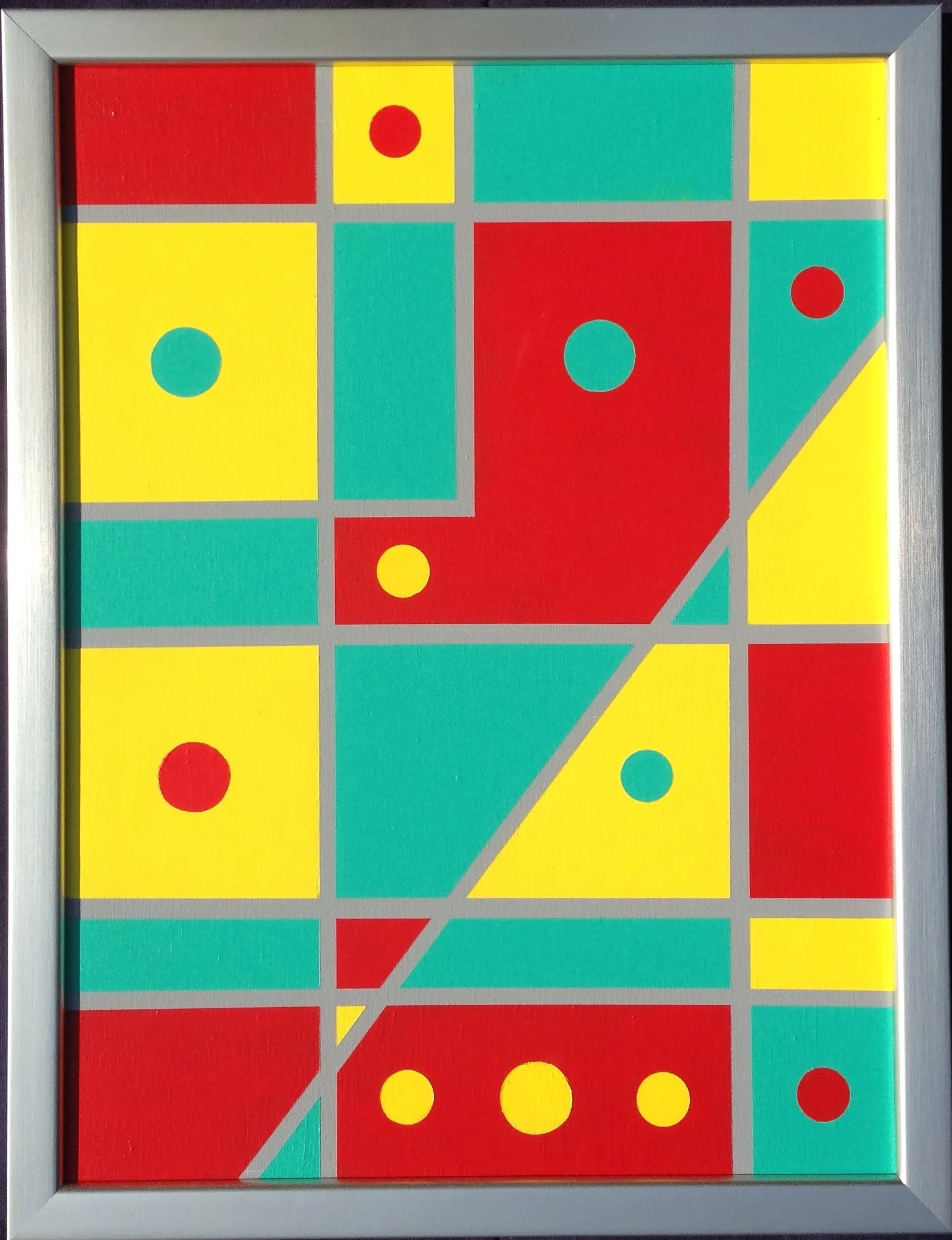 12"x16" Acrylic Latex plus frame