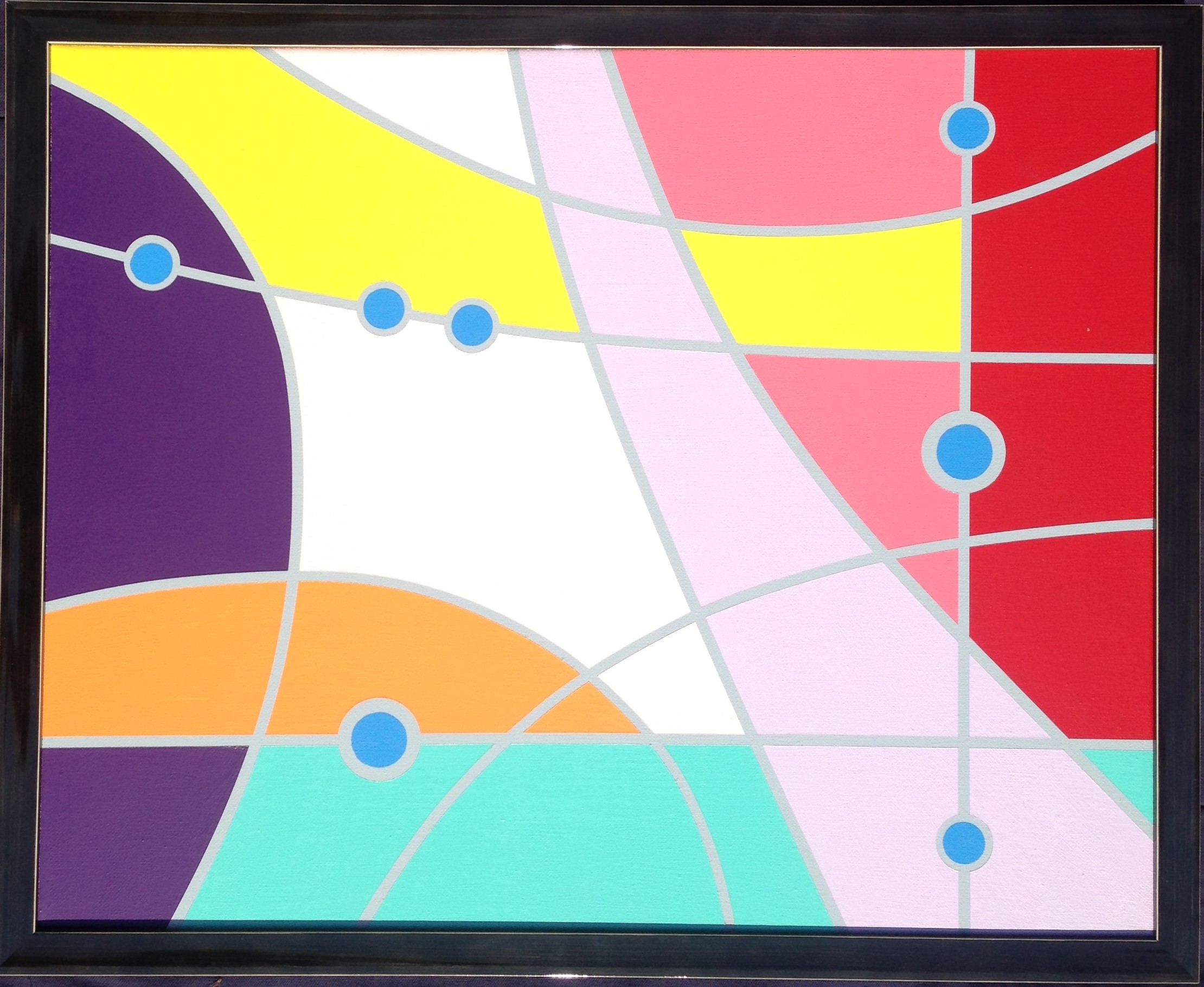 16"x20" Acrylic Latex plus frame