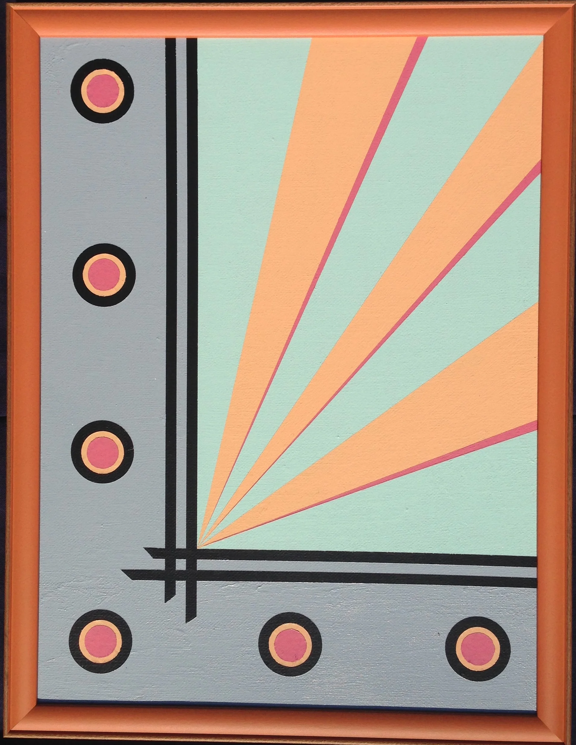 12"x16" Acrylic Latex plus frame