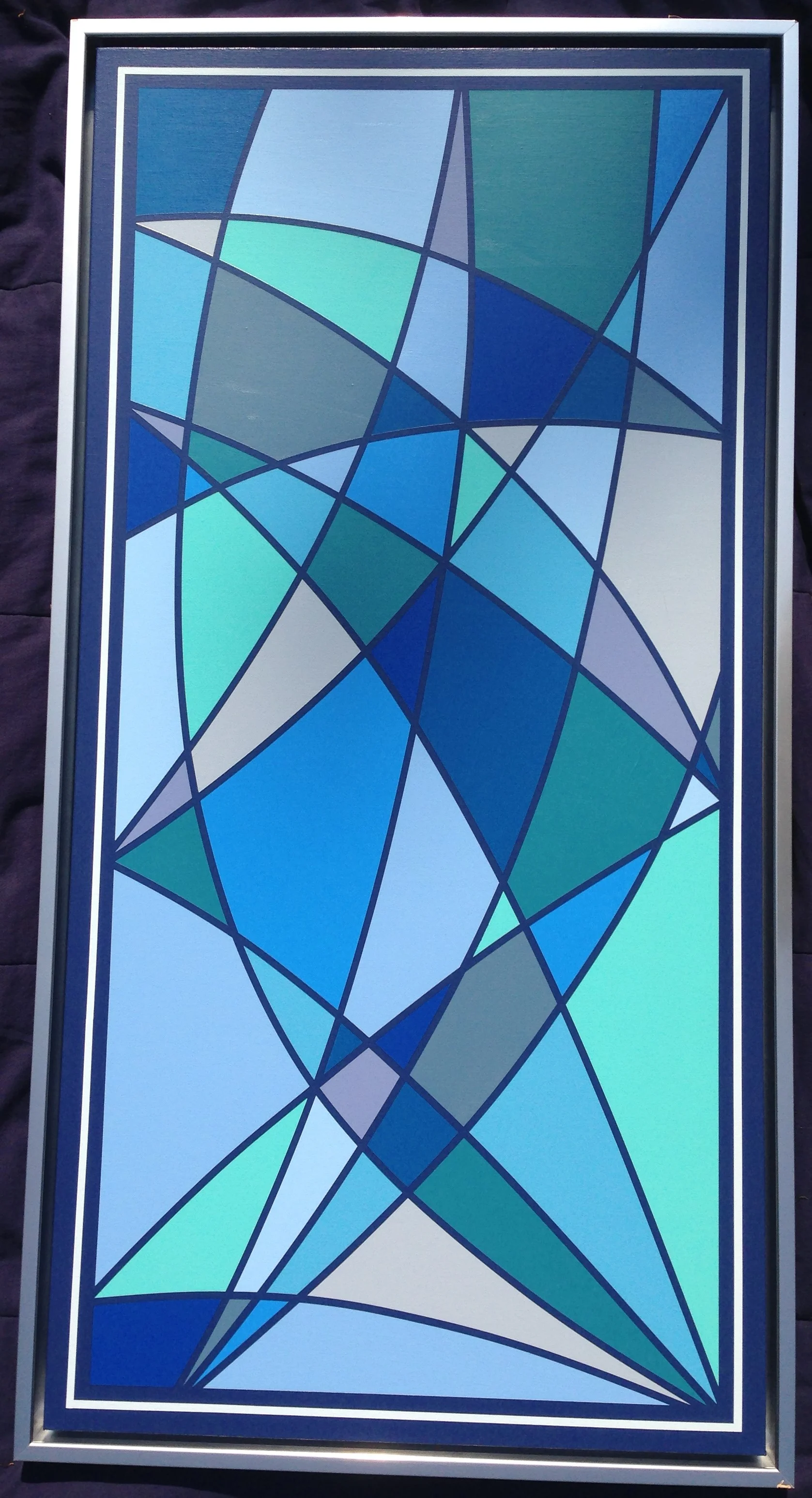 24"x48" Acrylic Latex plus frame