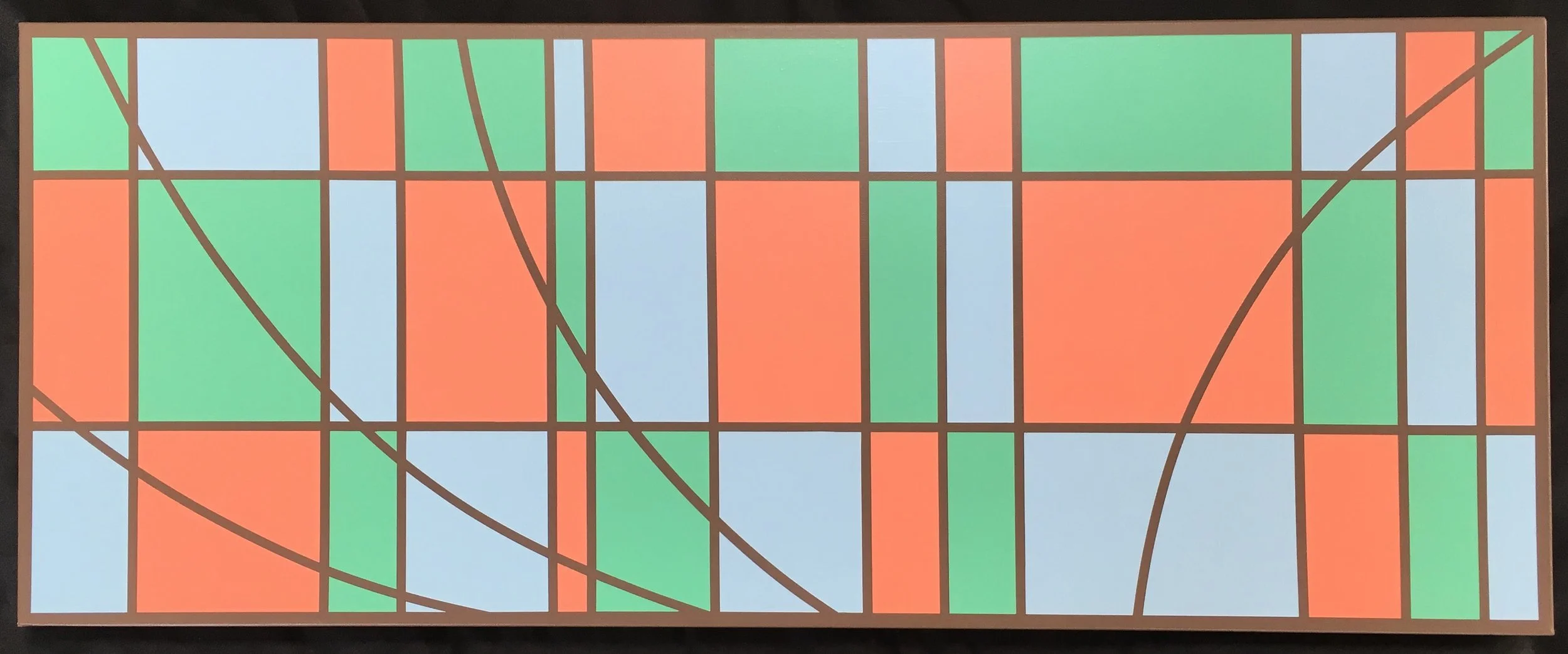 16"x40" acrylic latex