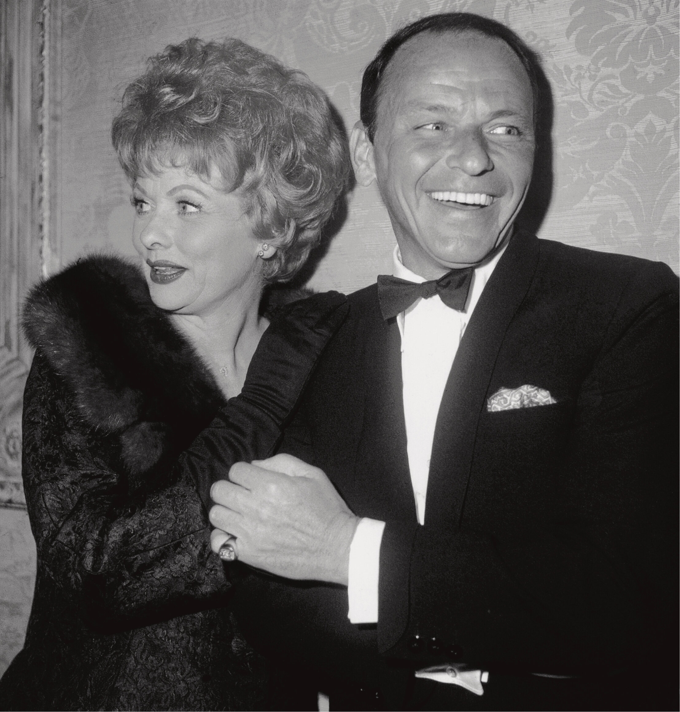 Lucille Ball with Frank Sinatra, 1962