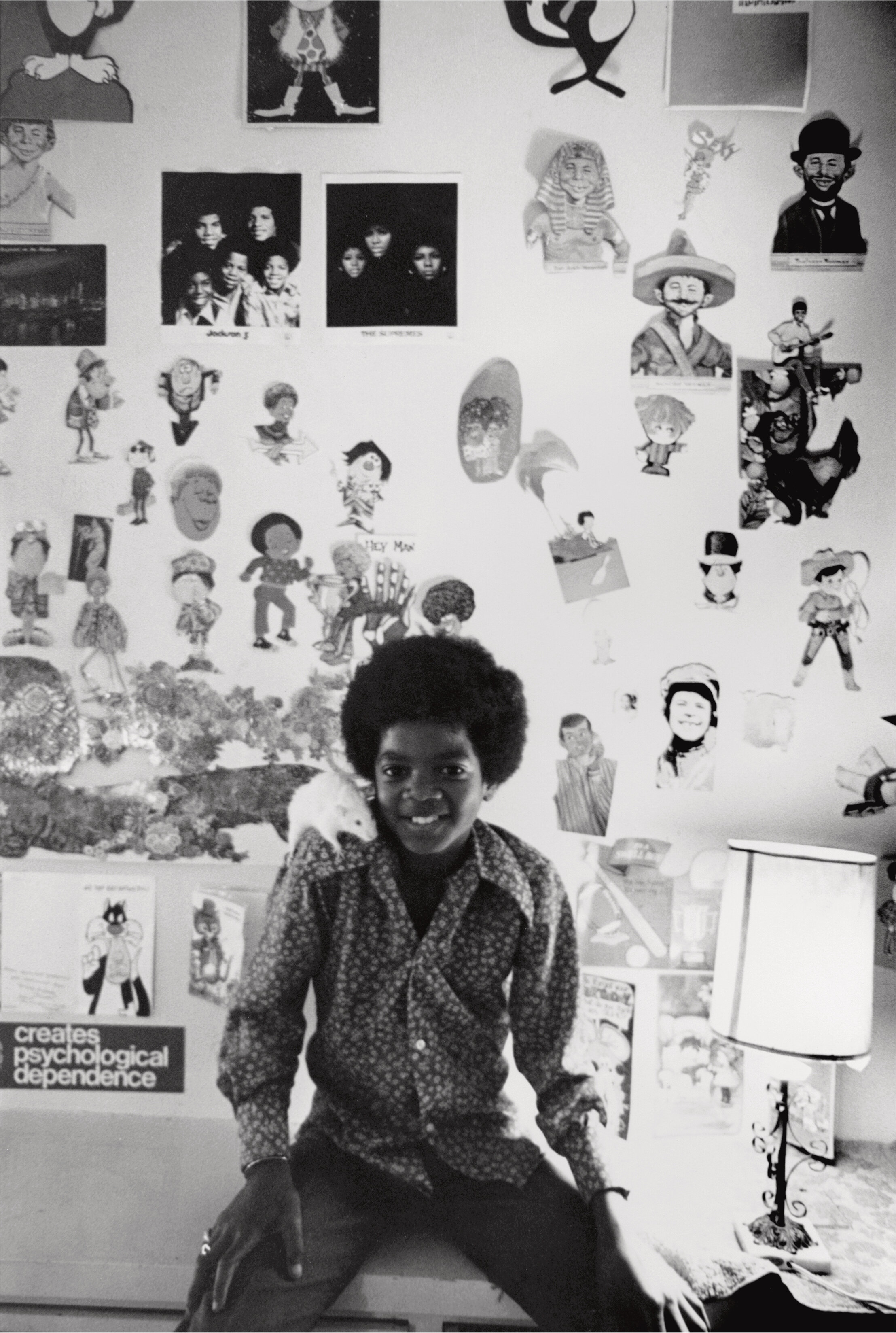 Michael Jackson at his home in Encino, California, 1971