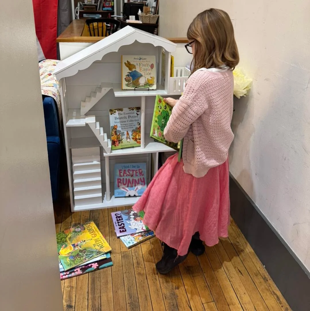 Did you know that our seasonal children&rsquo;s display is curated and assembled by a first grader? She puts a lot of thought into it, and always considers what her peers are reading. Check out her spring display next time you&rsquo;re in the shop! ☘