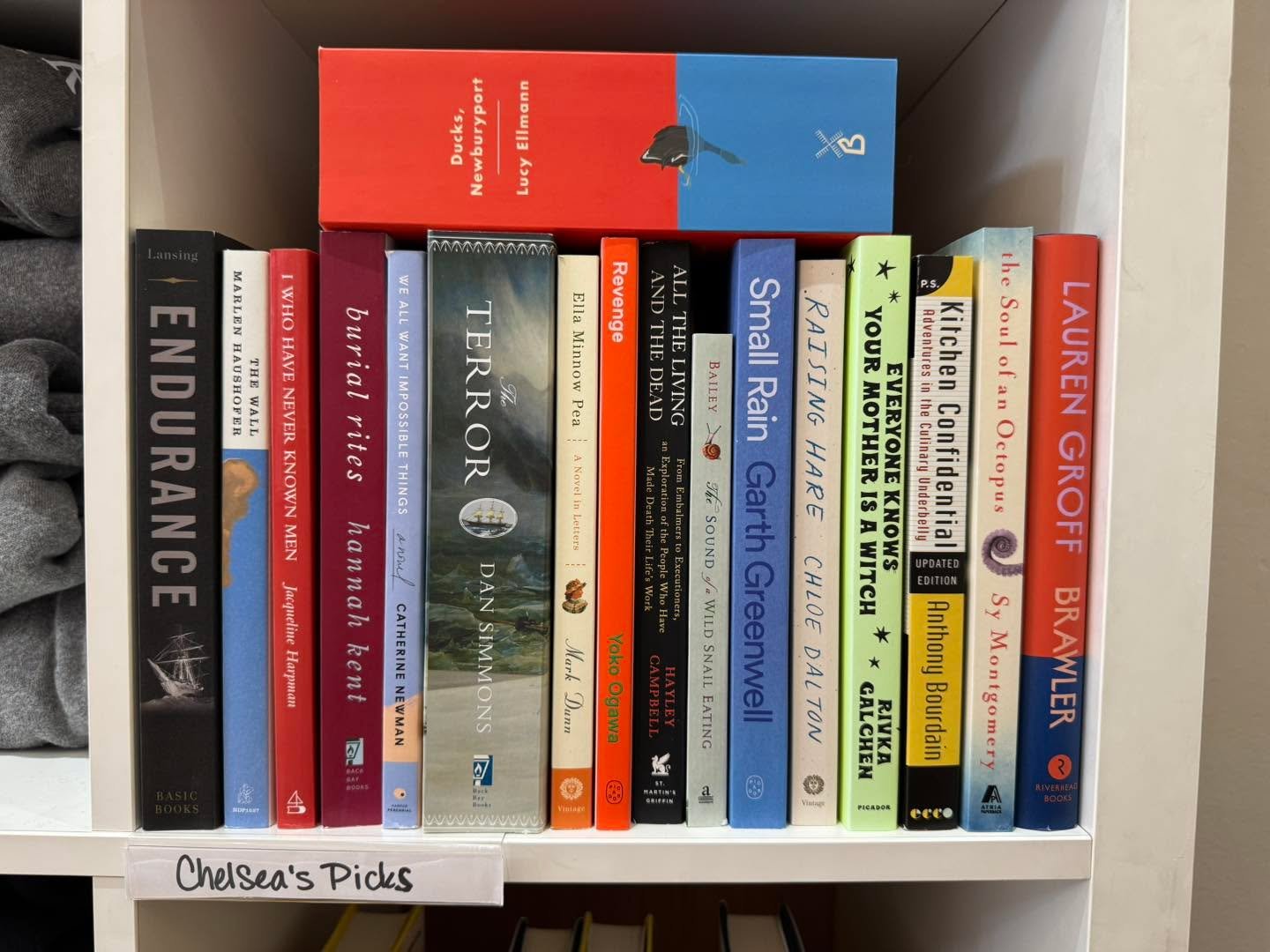 📚 Staff Picks Series: 
The most chaotic shelf in the store is usually Chelsea&rsquo;s staff picks. Just like her reading style, these books are going to be all over the place. Translated novels, experimental fiction, very specific stories about the 