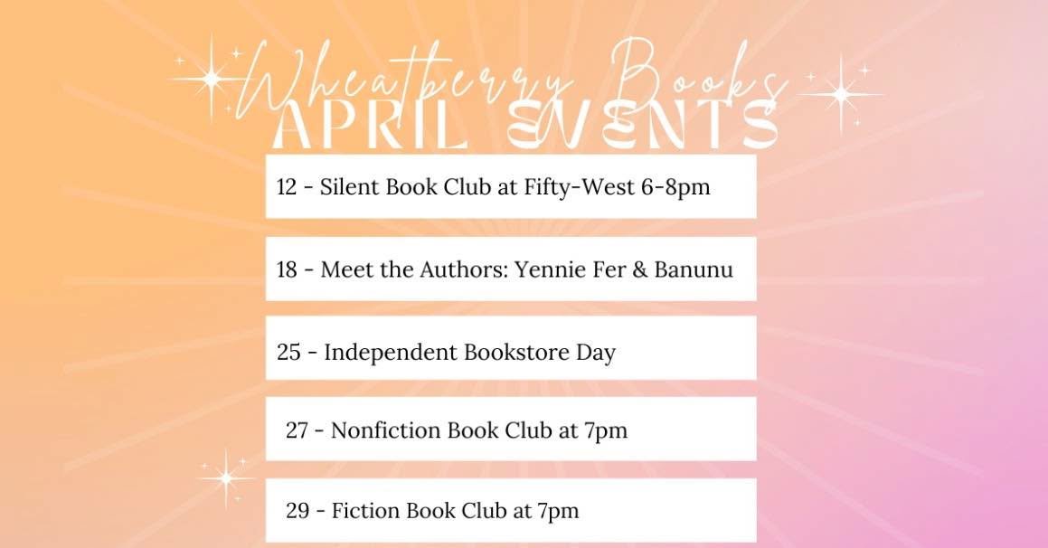 We have good stuff happening in April!