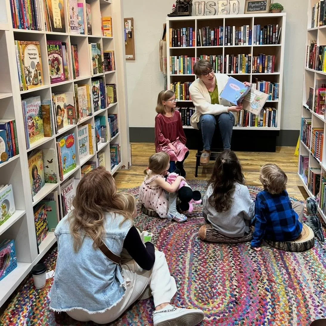 Join us for a special Indie Bookstore Day Storytime on Saturday at 11am. Bring the kids for a couple of stories, an activity, and a treat. There will even be a special guest reader!