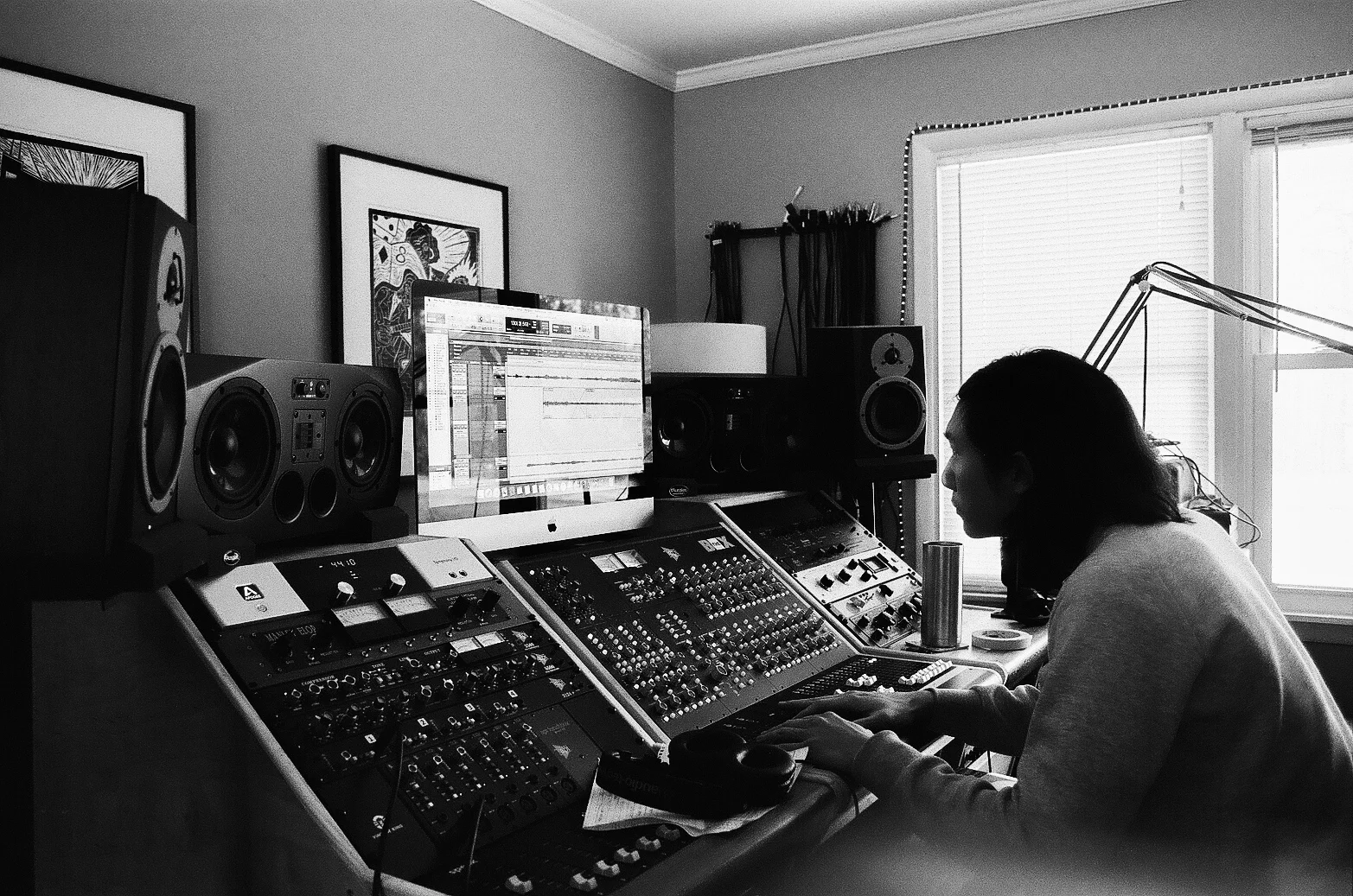 Mixing "From My Window To Yours." Spring 2018
