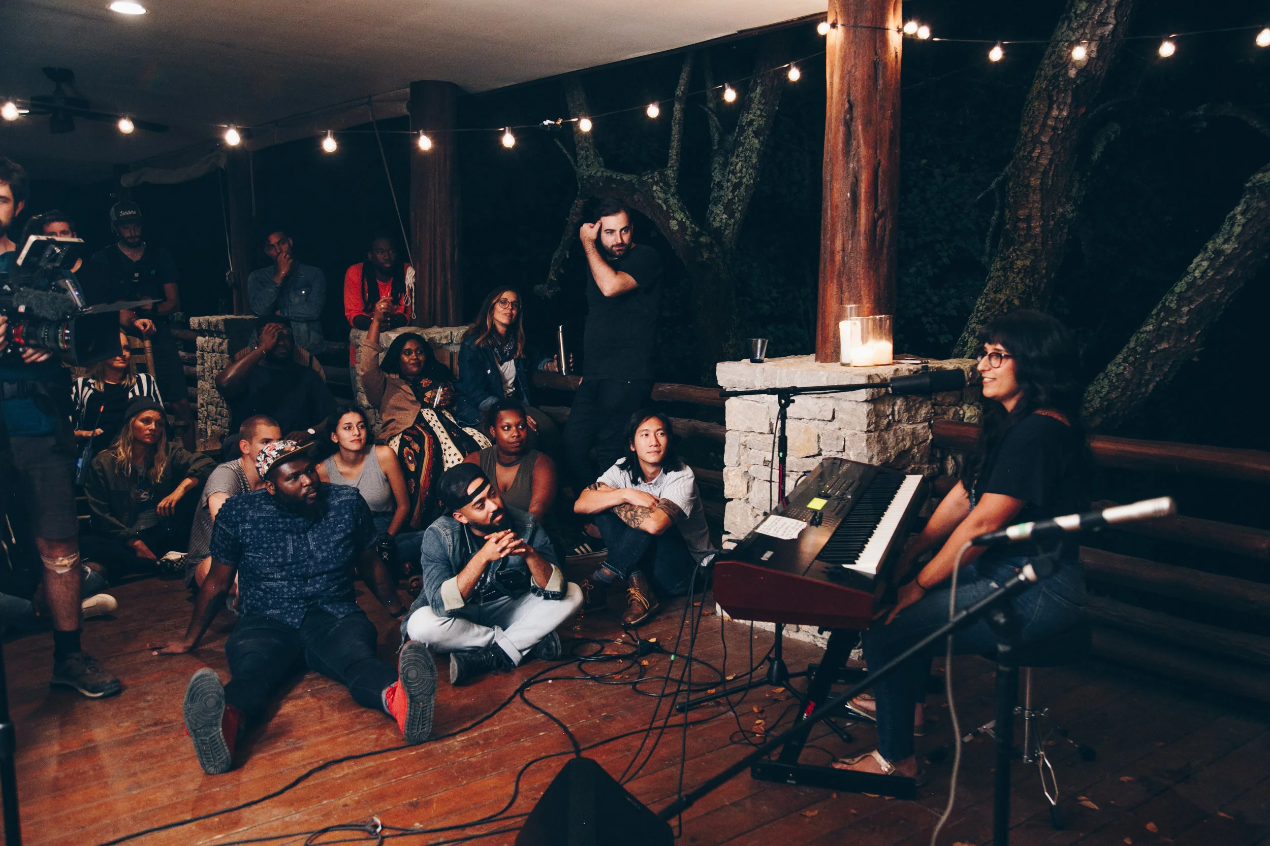 late night porch recording with Latifah of Page CXVI