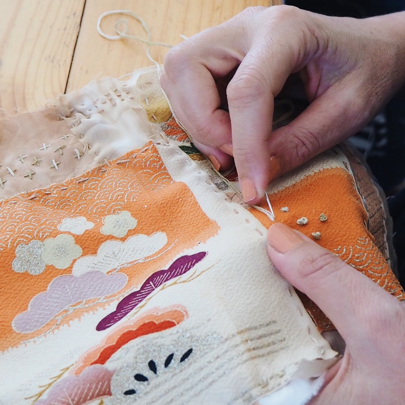 Ellie Beck Hand stitching workshop. Slow mindful sewing.jpeg