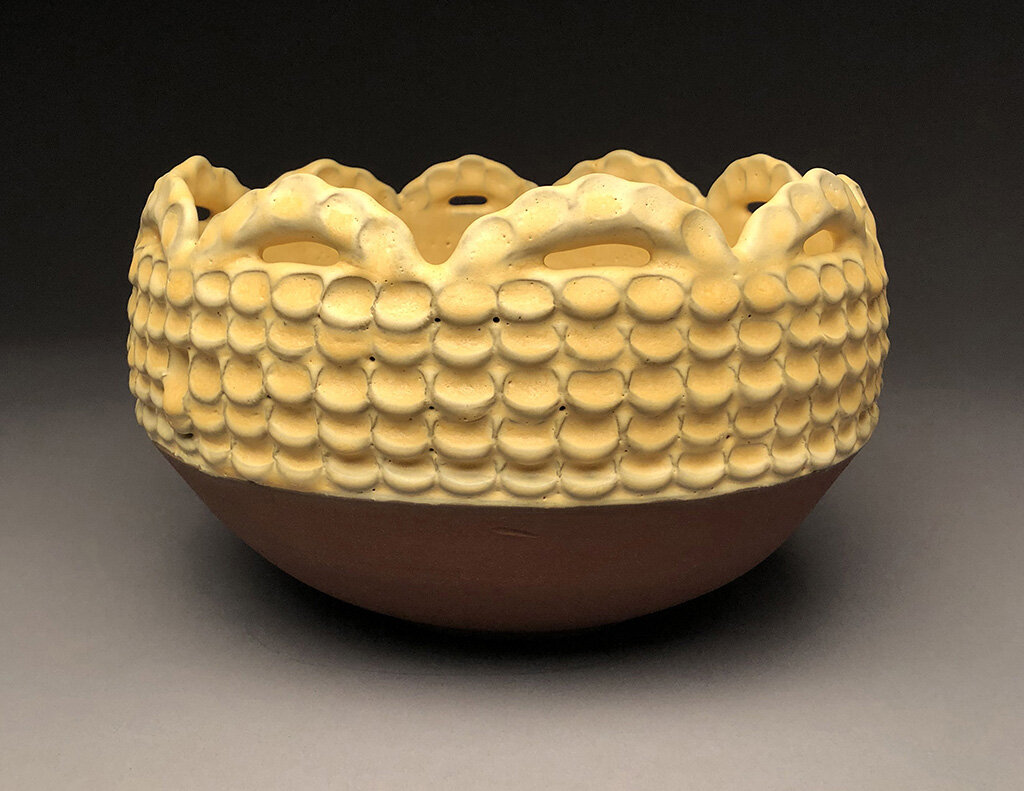 Yellow Coiled Vessel