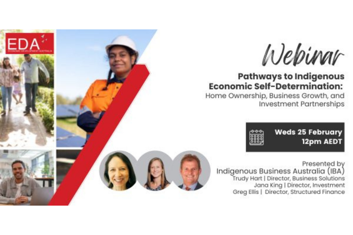 Webinar - Pathways to Indigenous Economic Self-Determination: Hope Ownership, Business Growth ad Investment Partnership